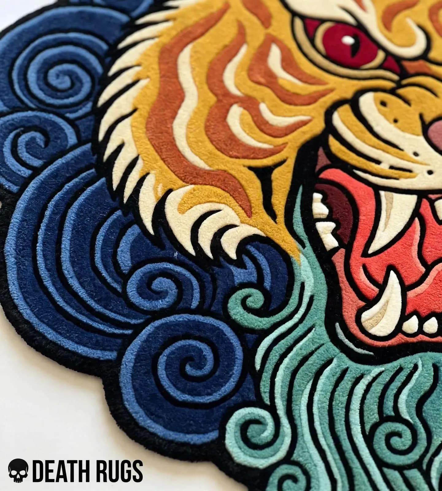 Roaring Storm Tiger Rugs thumbnail 8