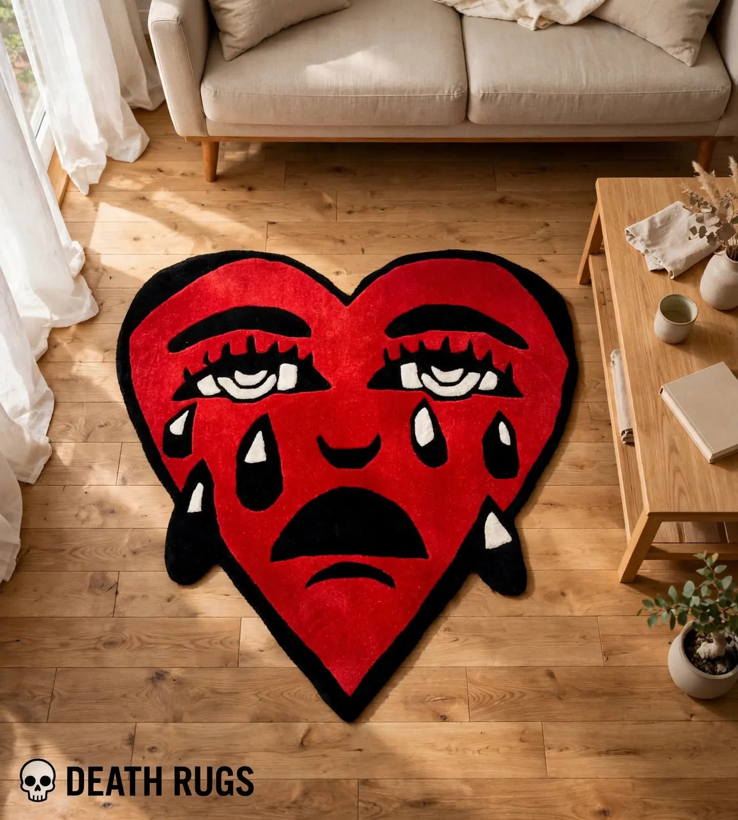 Crying Heart Rugs alternate