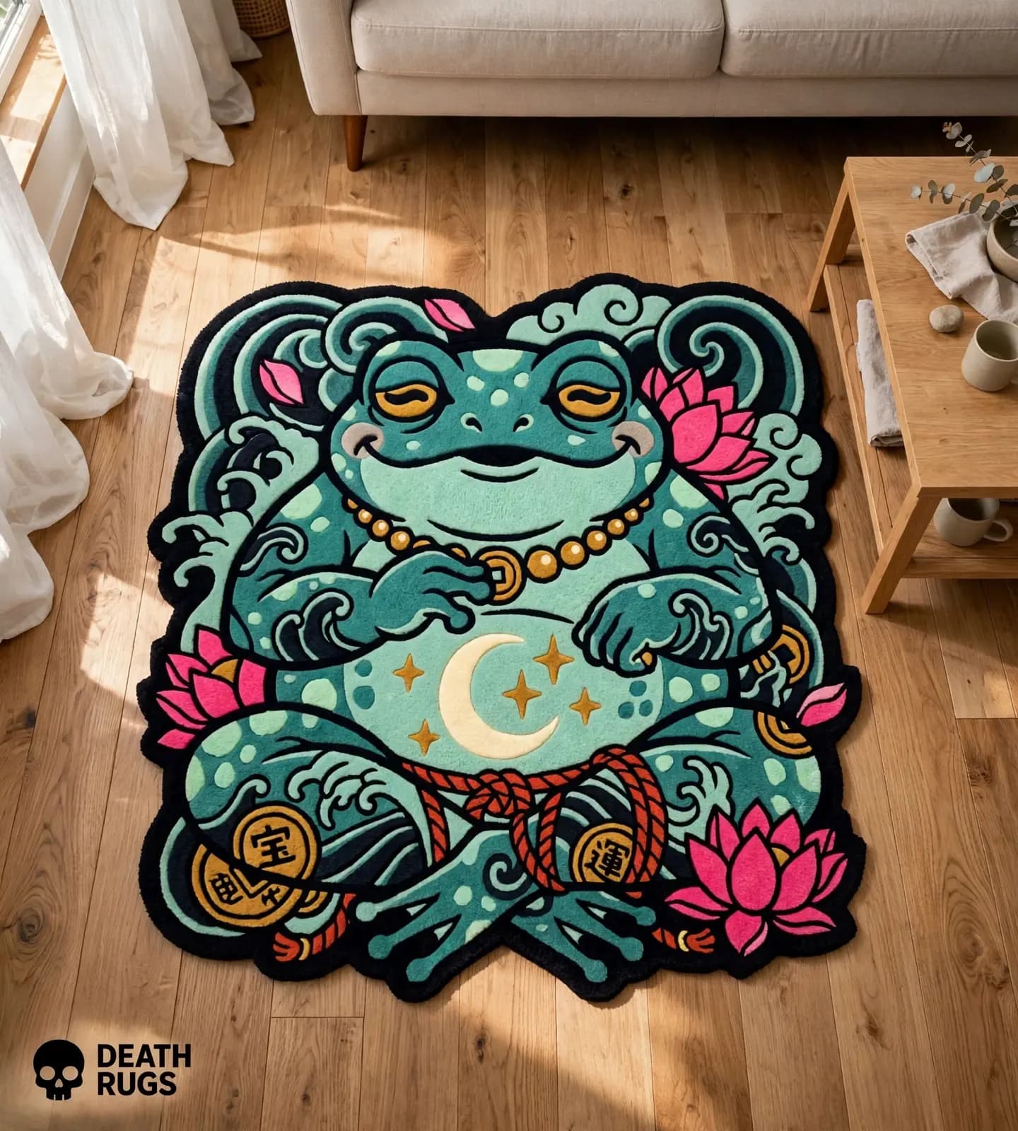 Fortune Moon Toad Rugs alternate