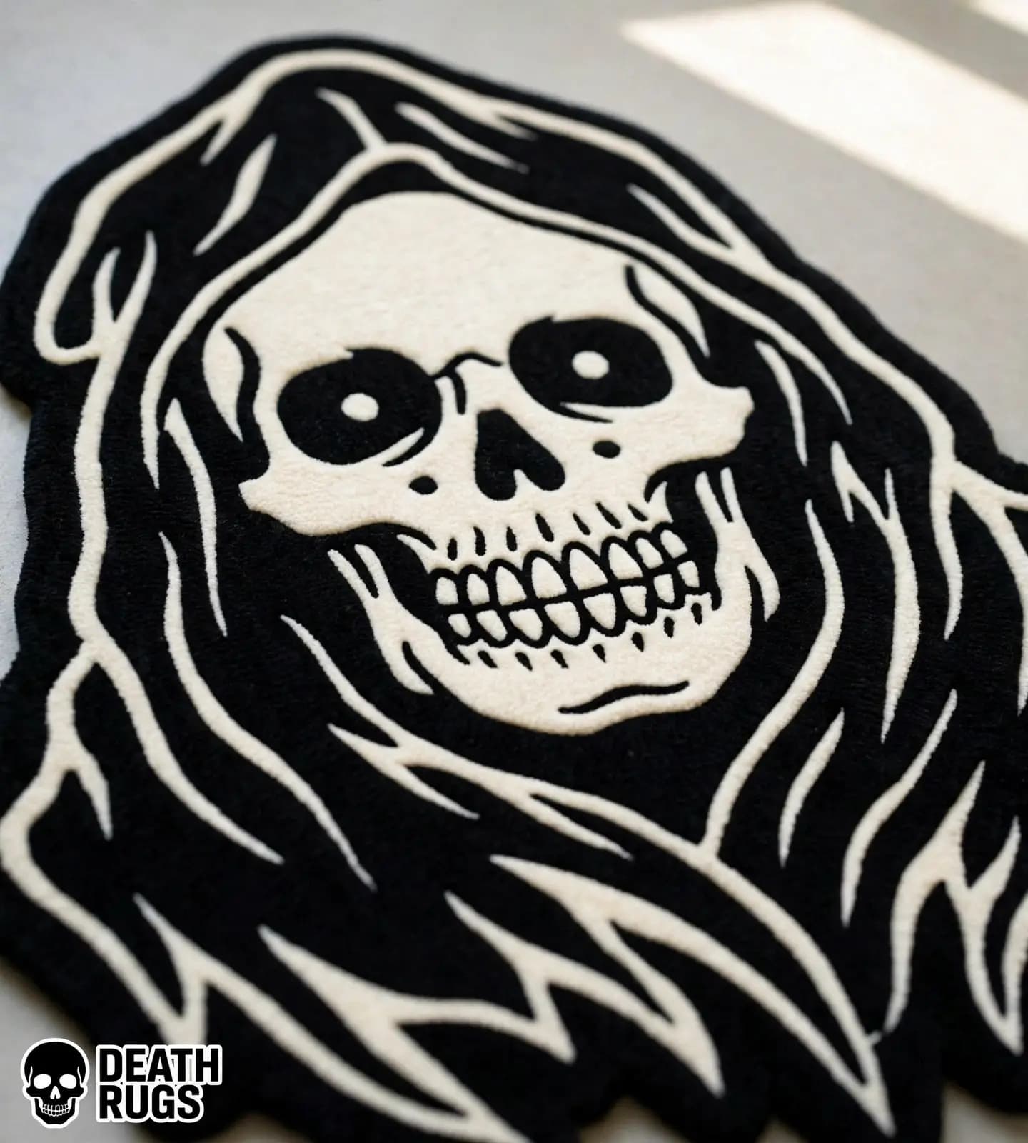 Shadowed Grim Reaper Rugs alternate
