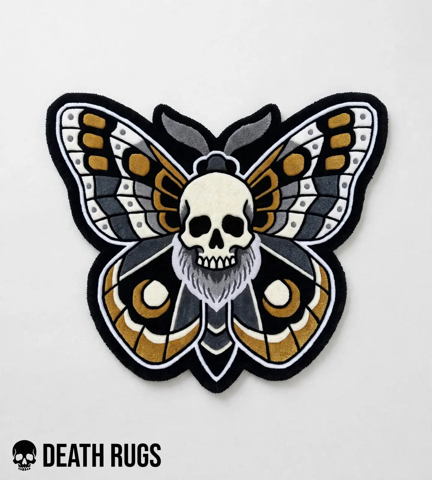 Death Head Moth Rugs