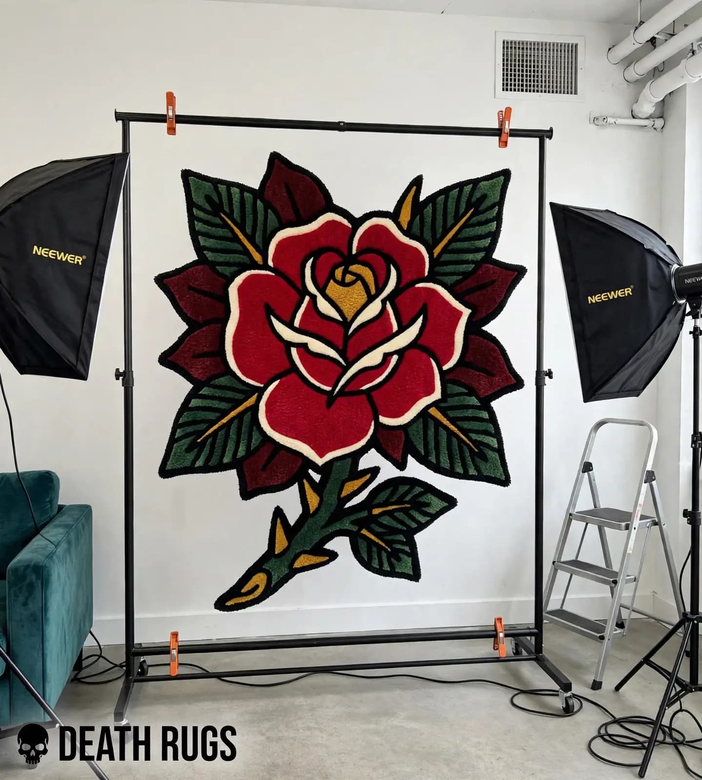 Thorn Vine Rose Rugs thumbnail 4