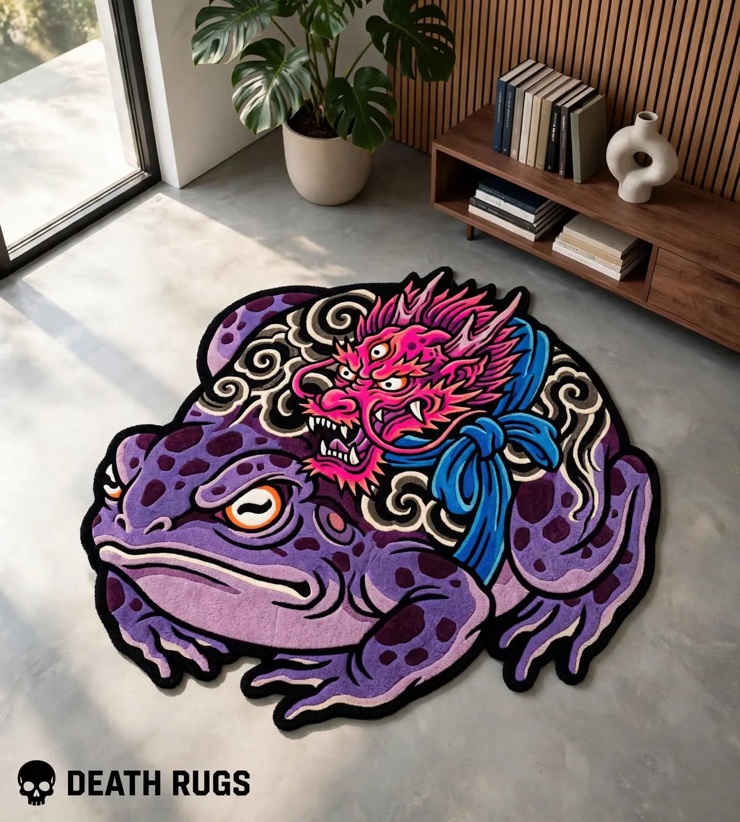 Violet Dragon Toad Rugs thumbnail 4