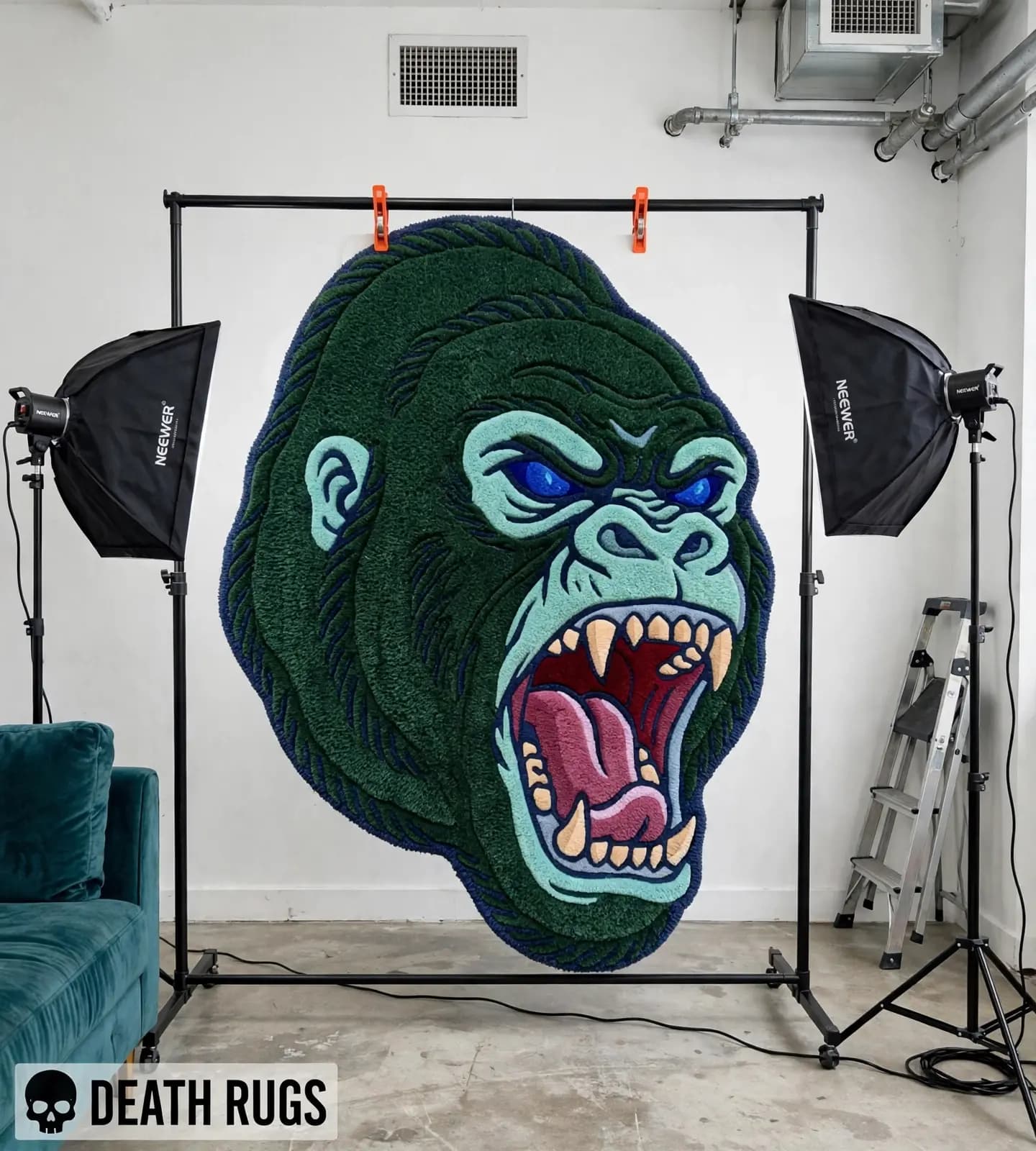 Emerald Primal Ape Rugs thumbnail 7