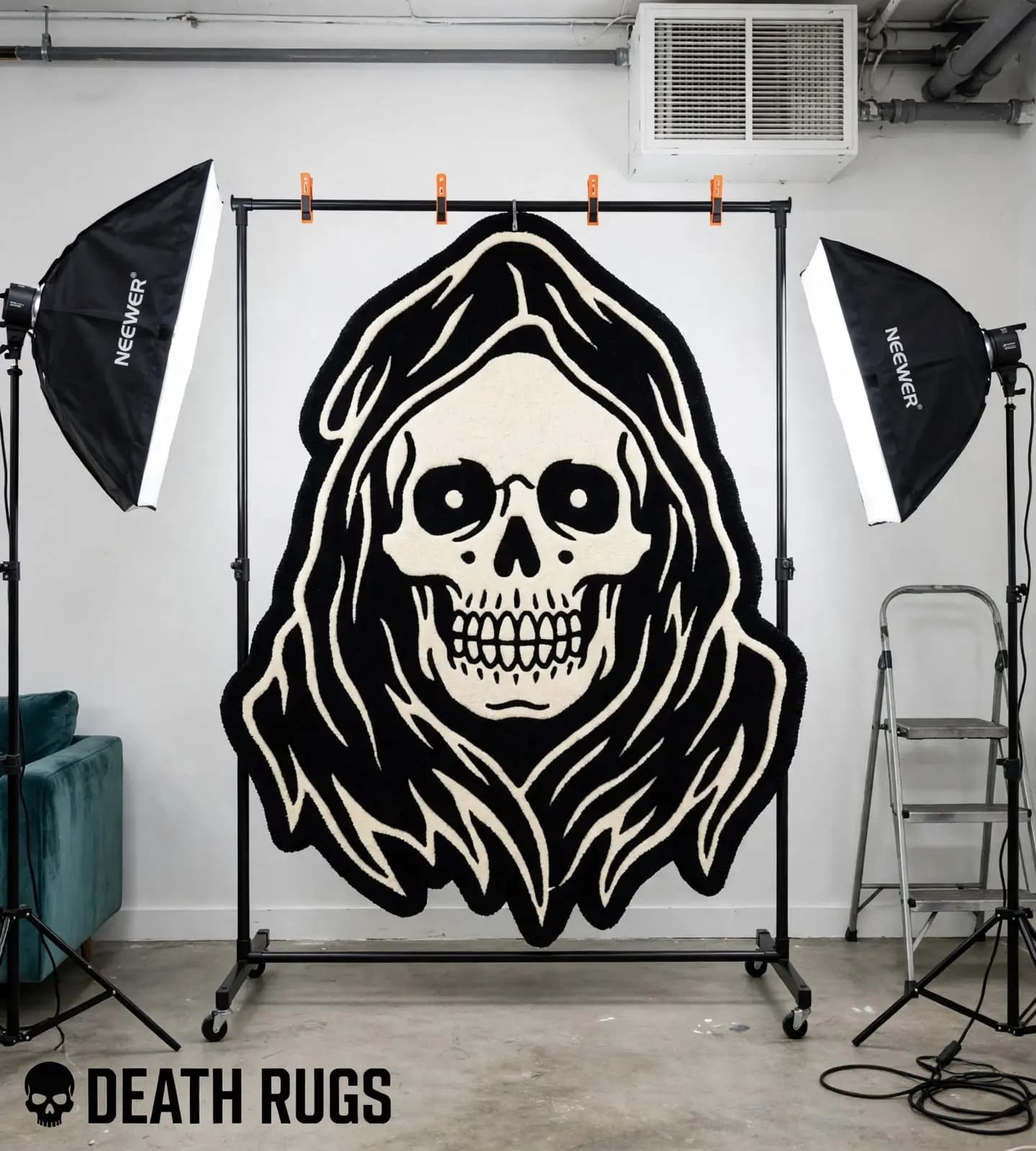 Shadowed Grim Reaper Rugs thumbnail 3