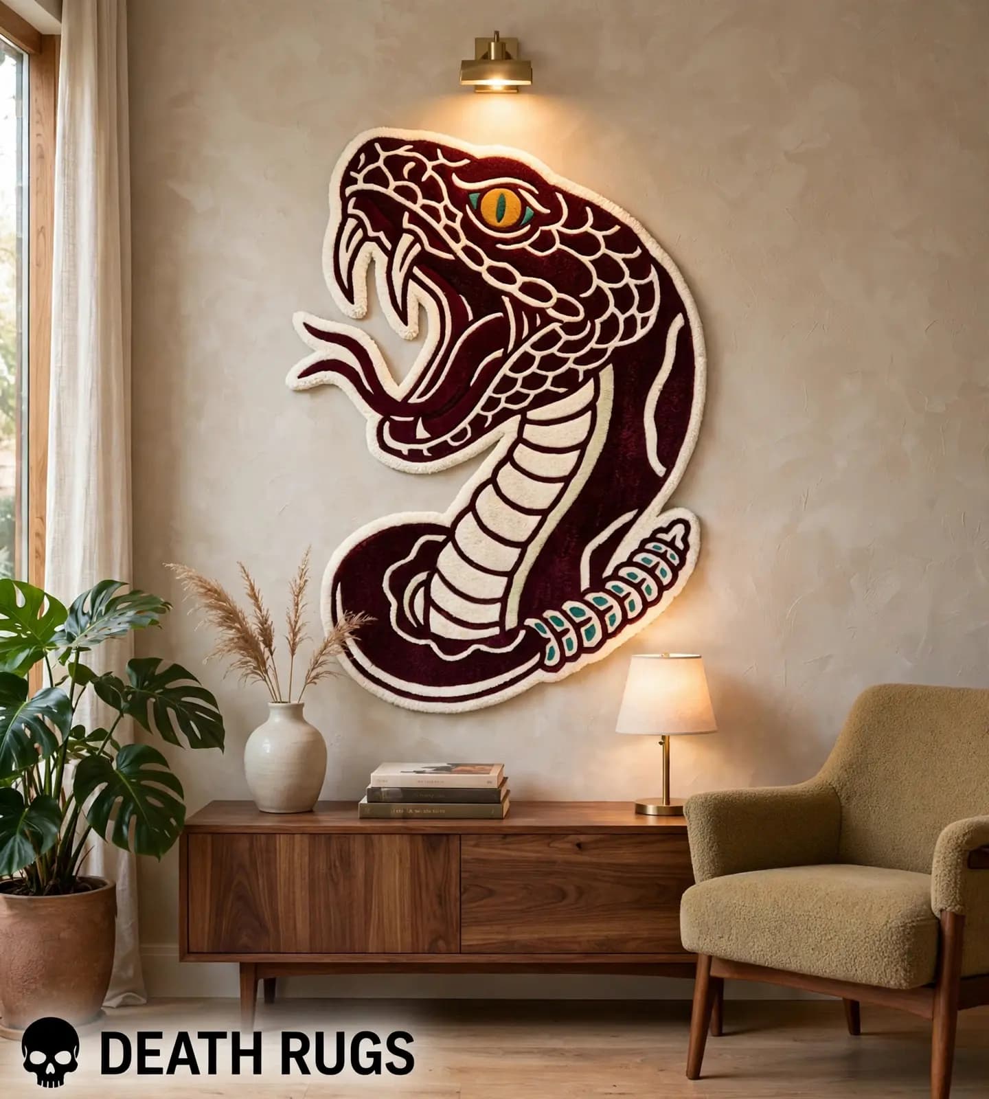 Crimson Rattler Strike Rugs thumbnail 3