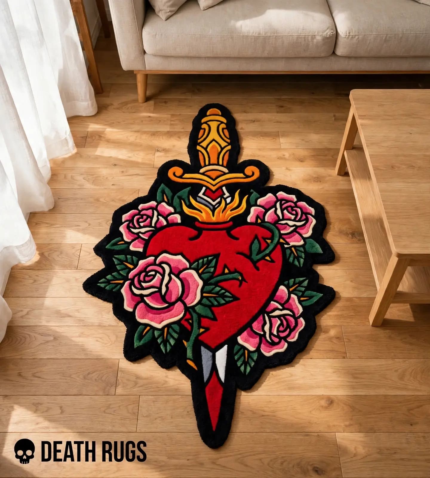 Sacred Heart & Dagger Rugs thumbnail 6