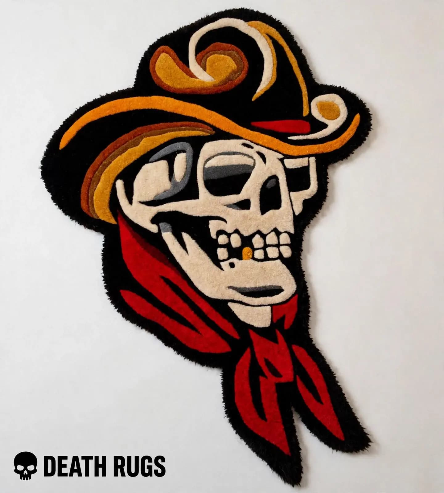 Skull Cowboy Rug