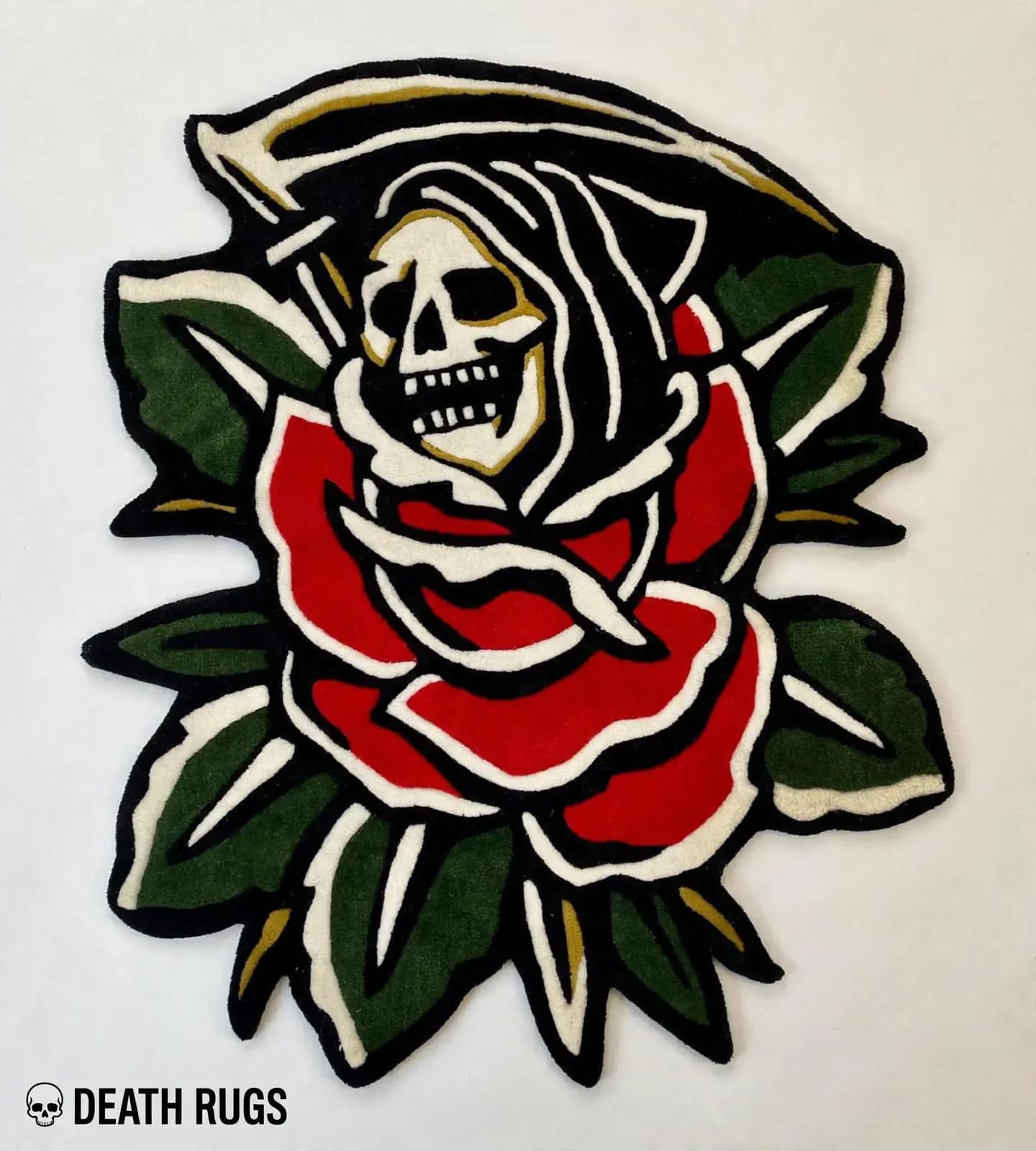 Reaper's Crimson Rose Rug