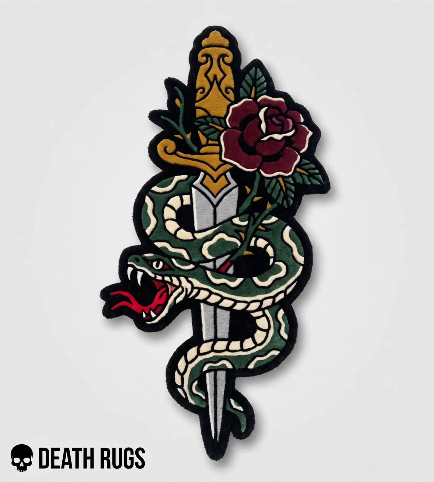 Dagger, Serpent & Rose Rugs