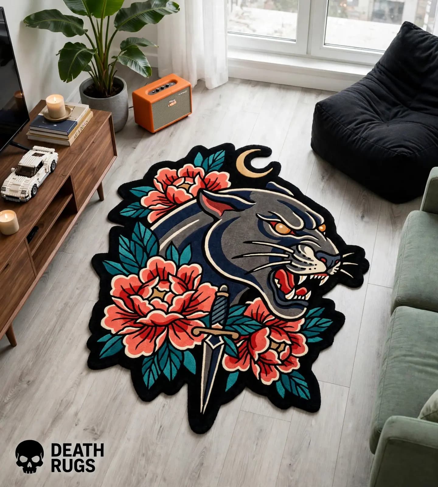 Shadow Panther Dagger Rugs alternate