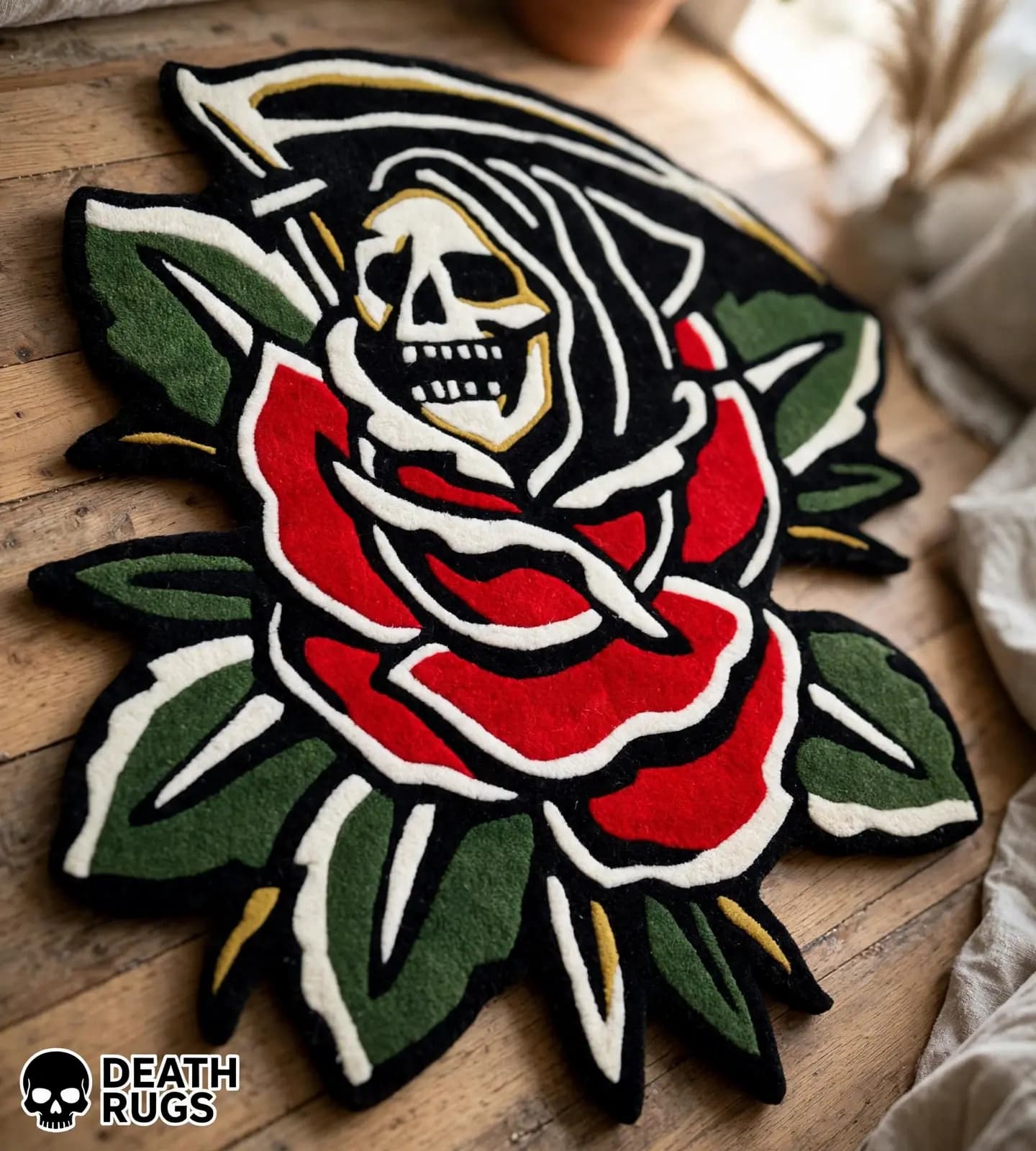 Reaper's Crimson Rose Rugs alternate