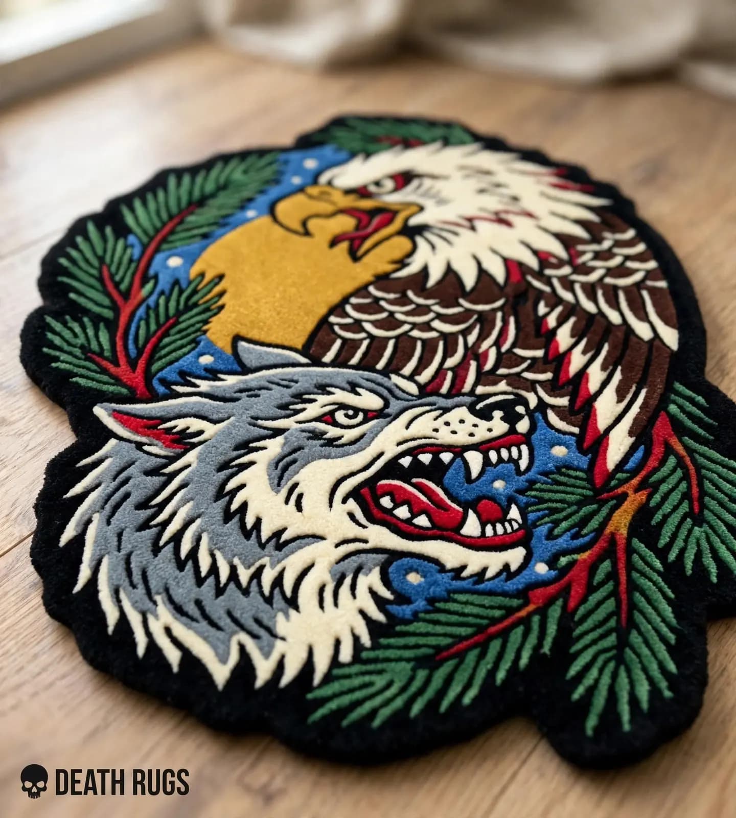 Eagle and Timberwolf Rugs thumbnail 7