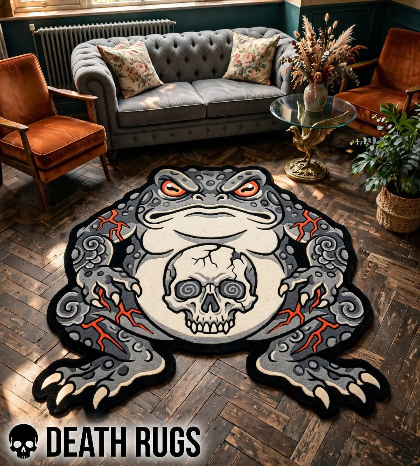 Skull Belly Toad Rugs thumbnail 12