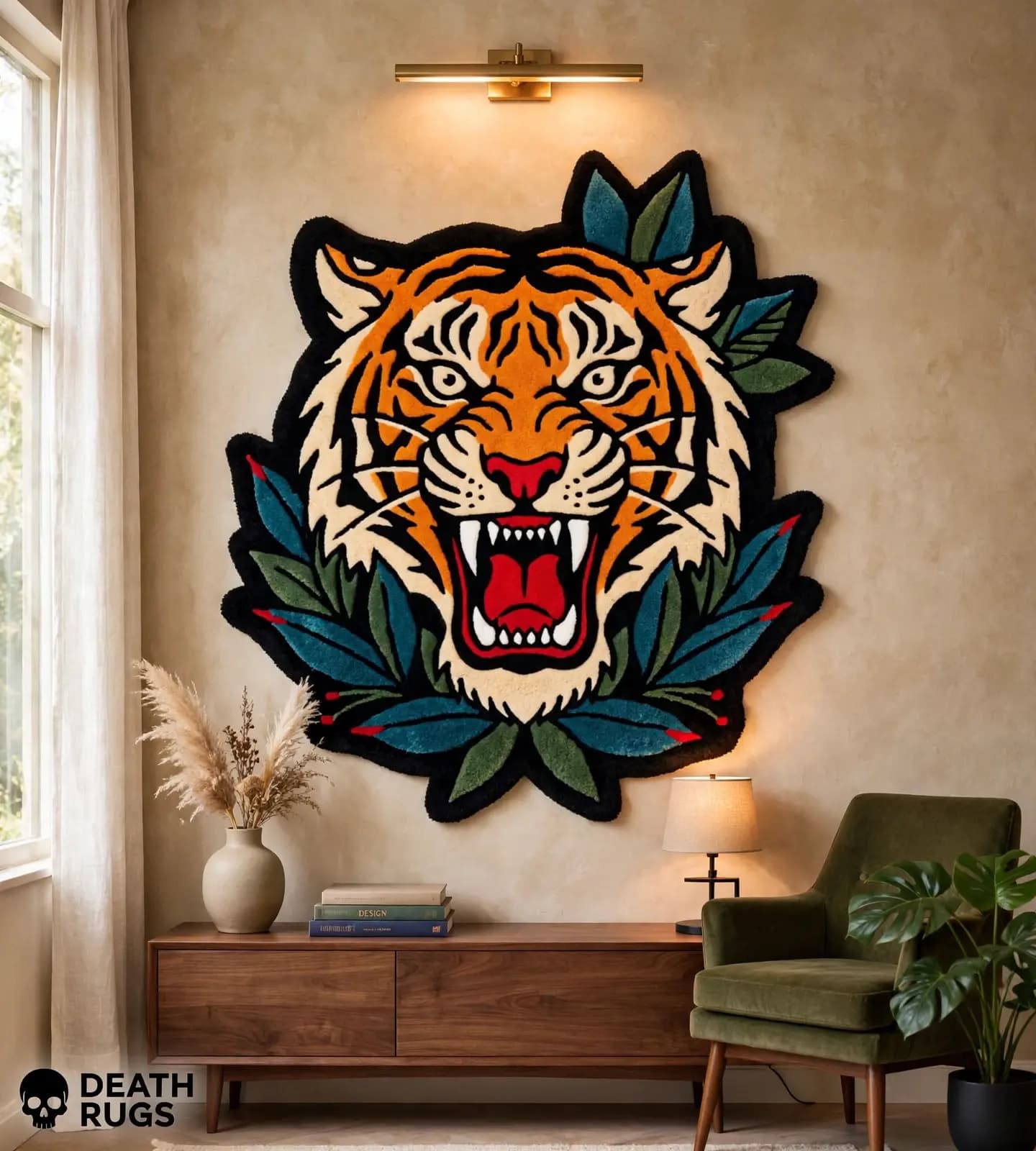 Roaring Bengal Tiger  Rugs thumbnail 5