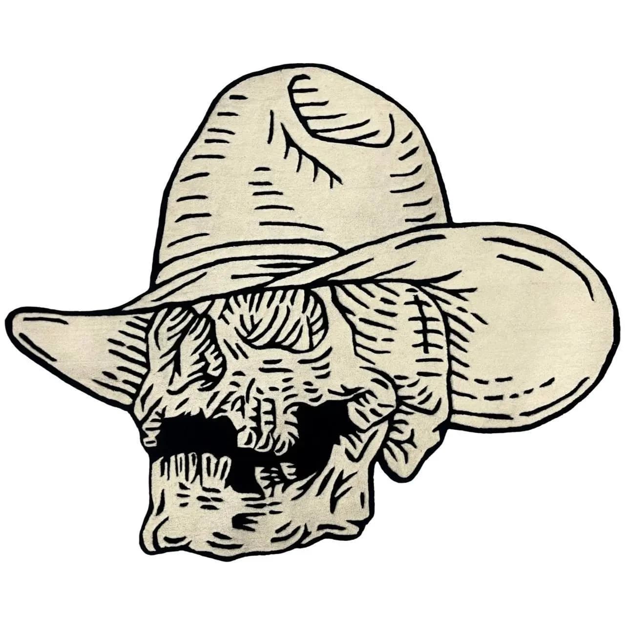 Dead Rider - Cowboy Skull Rug