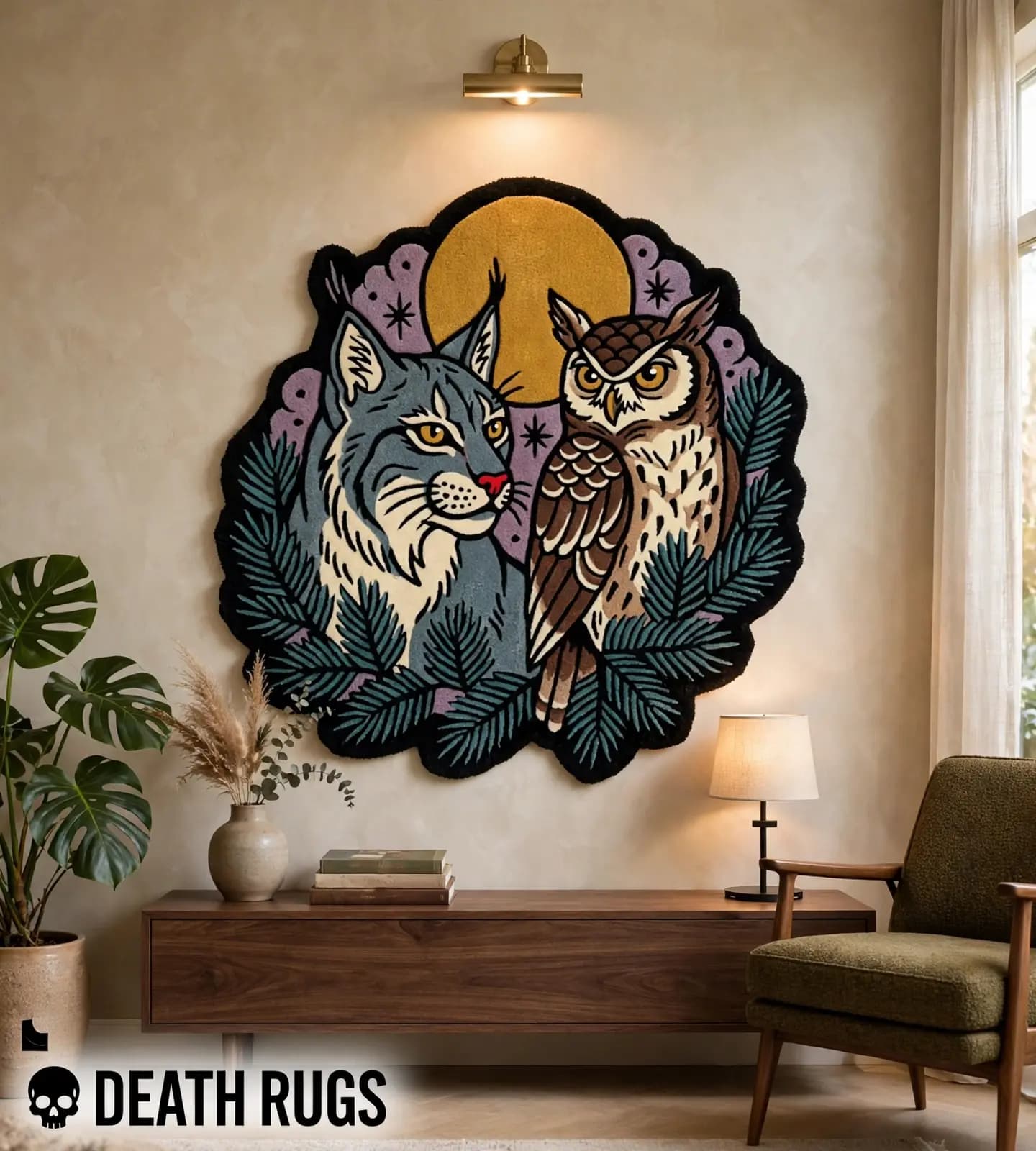 Lynx and Owl Rugs alternate