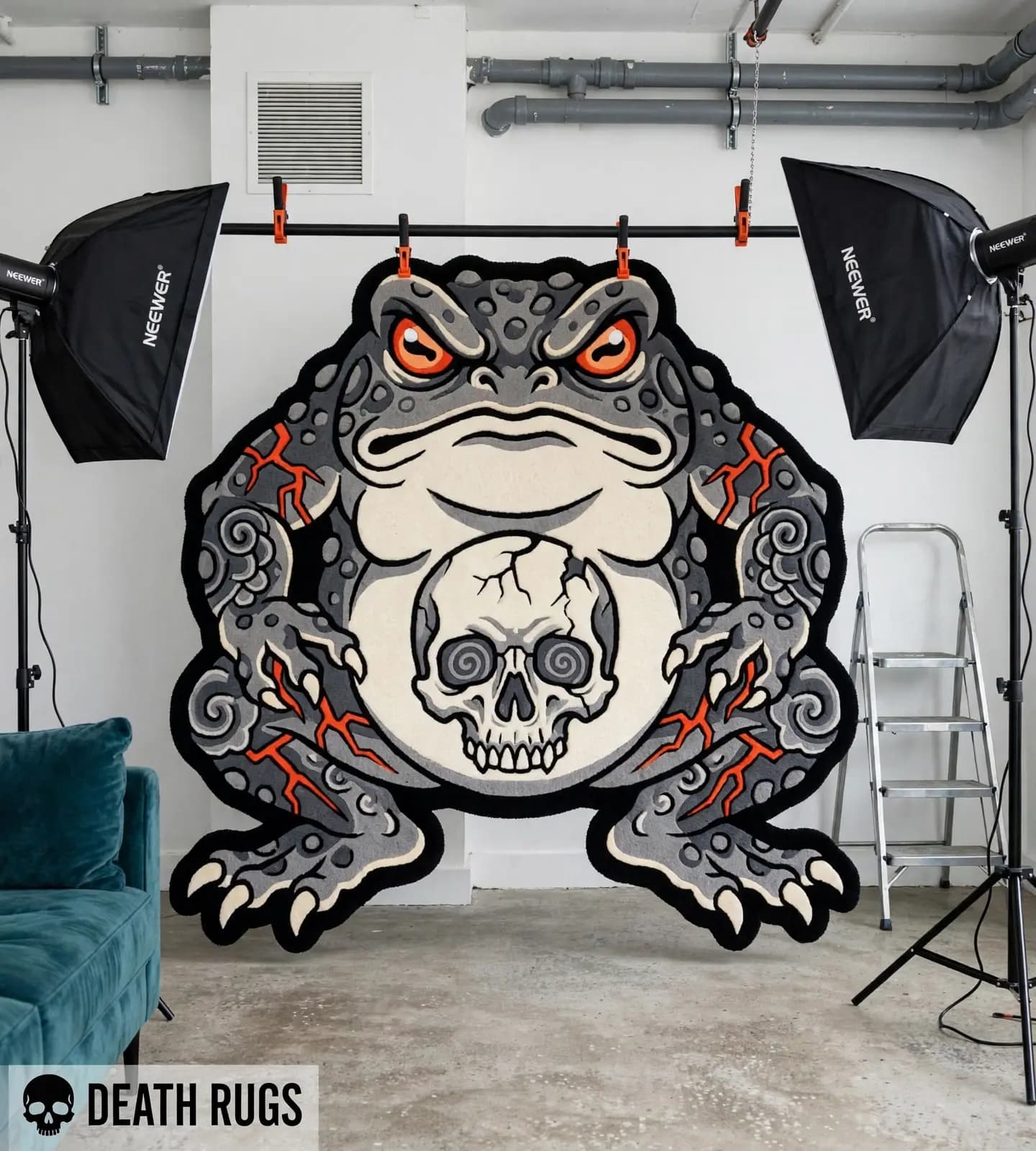 Skull Belly Toad Rugs thumbnail 10