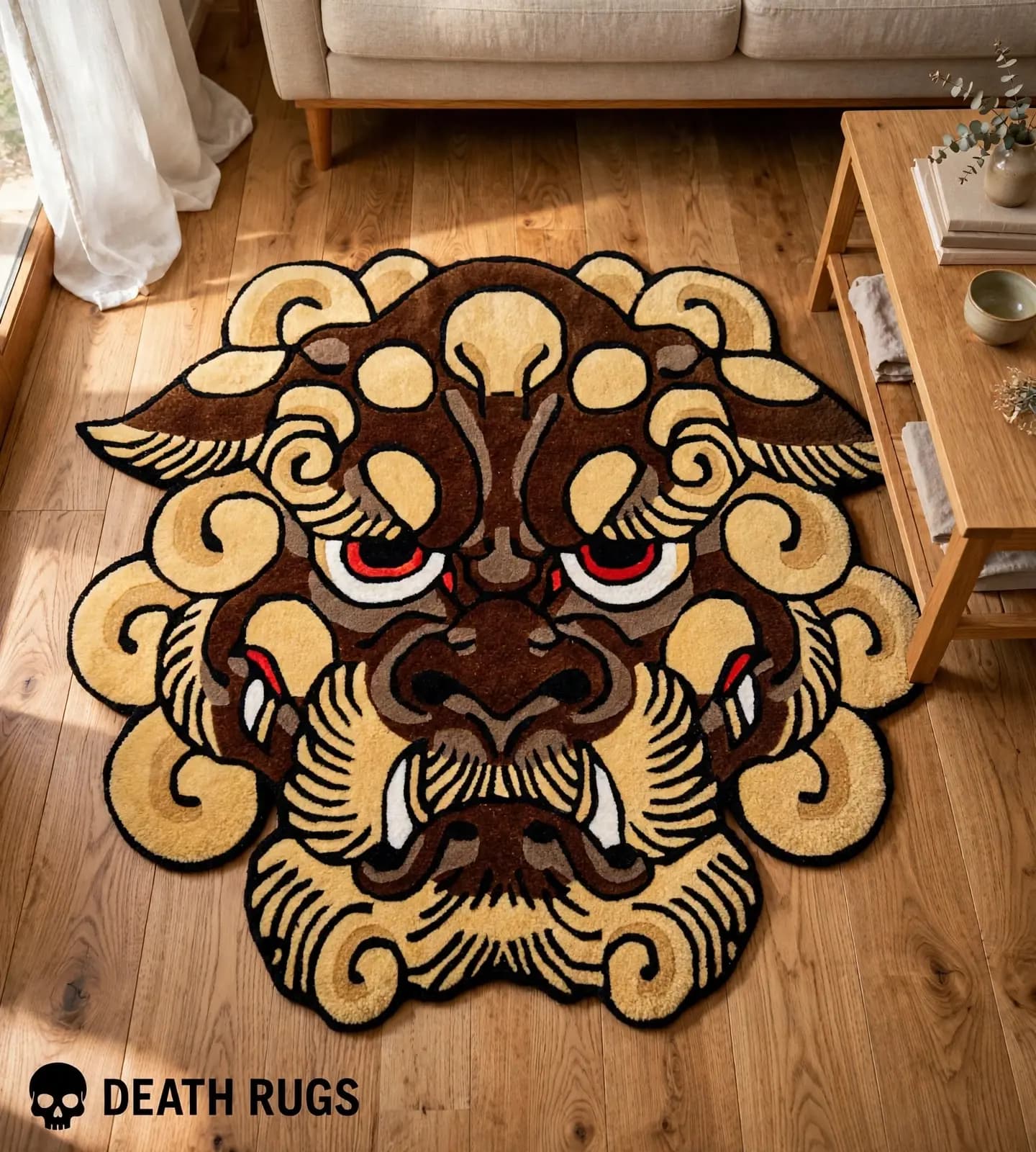 Golden Mane Shishi Lion Rugs alternate