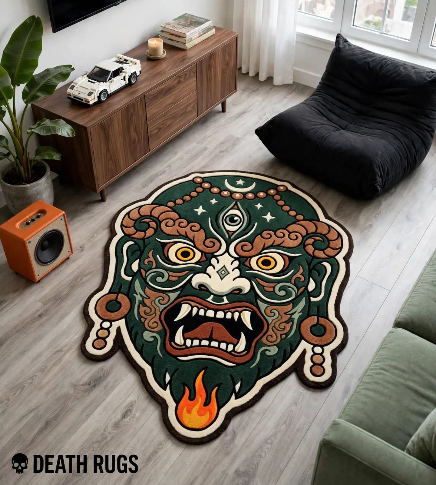 Emerald Wrath Mahakala Rugs thumbnail 6