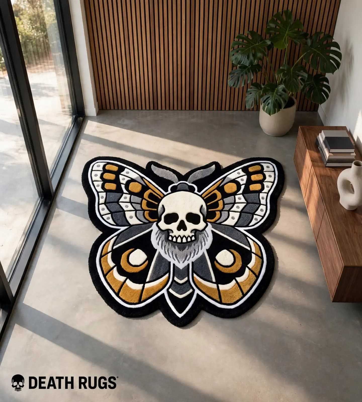 Death Head Moth Rugs thumbnail 6