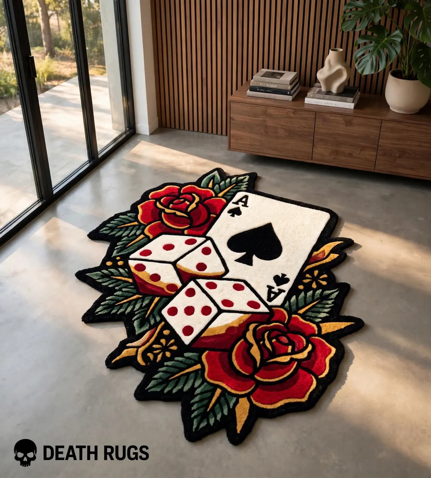 Ace of Spades & Lucky Dice Rugs alternate