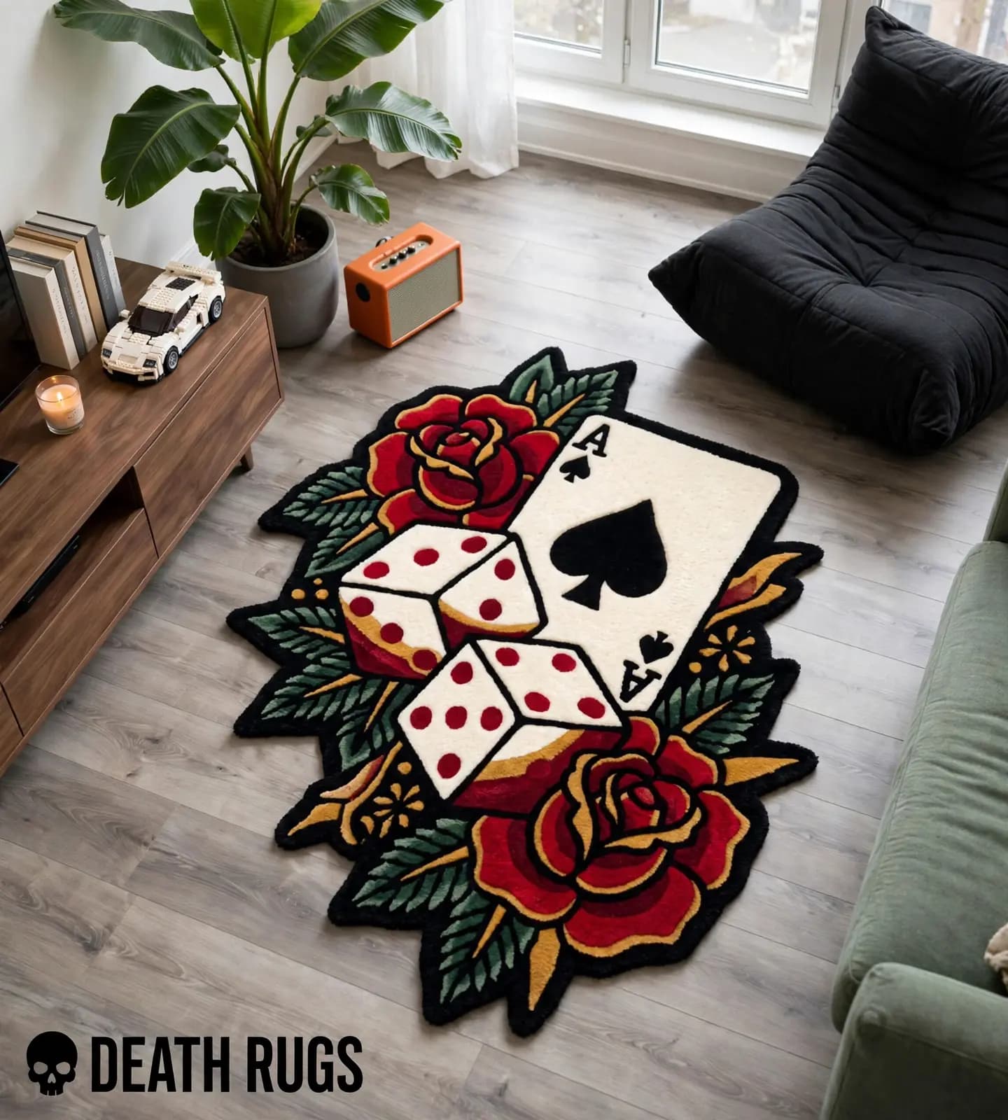 Ace of Spades & Lucky Dice Rugs thumbnail 3