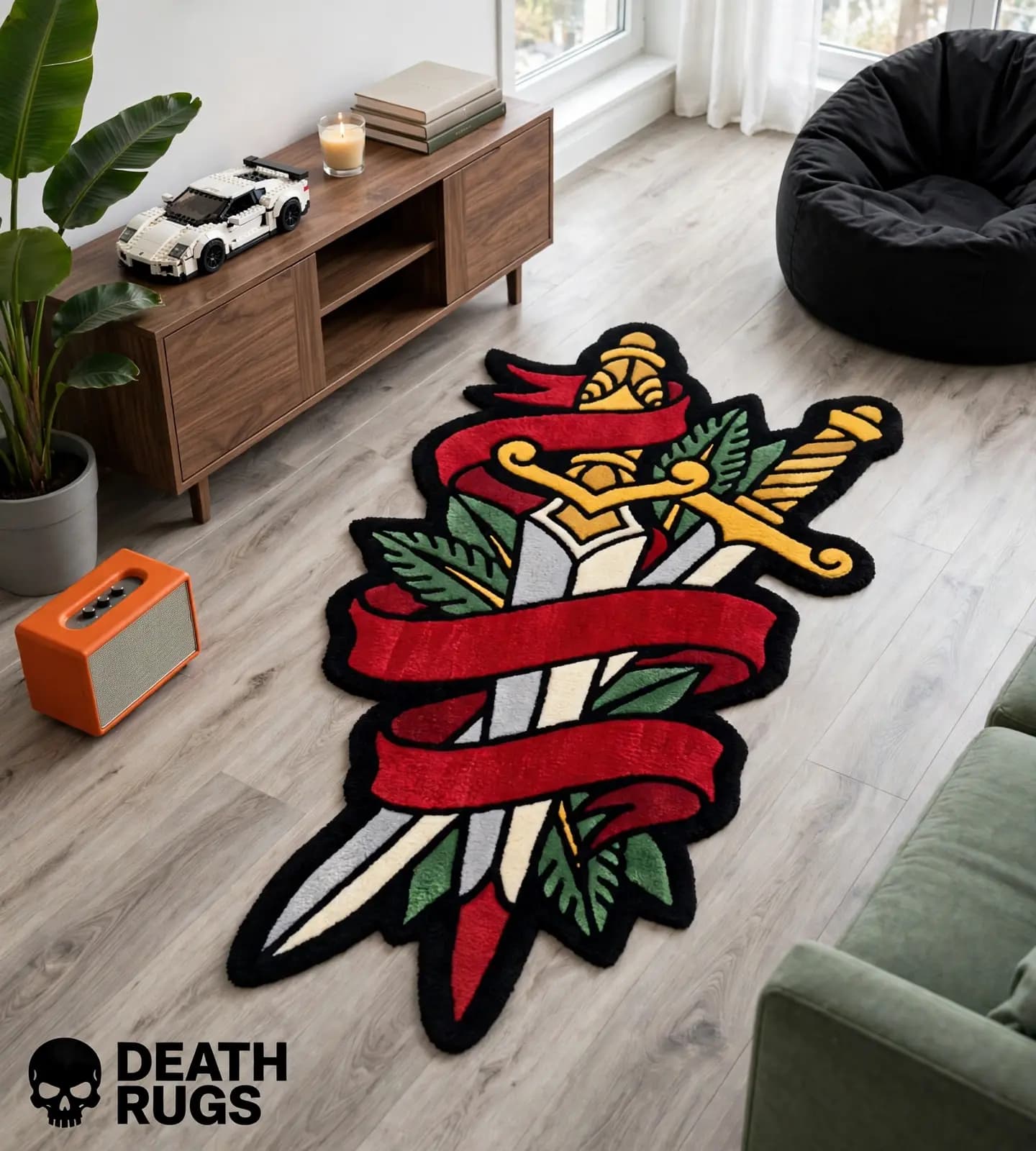Twin Daggers & Crimson Banner Rugs thumbnail 3