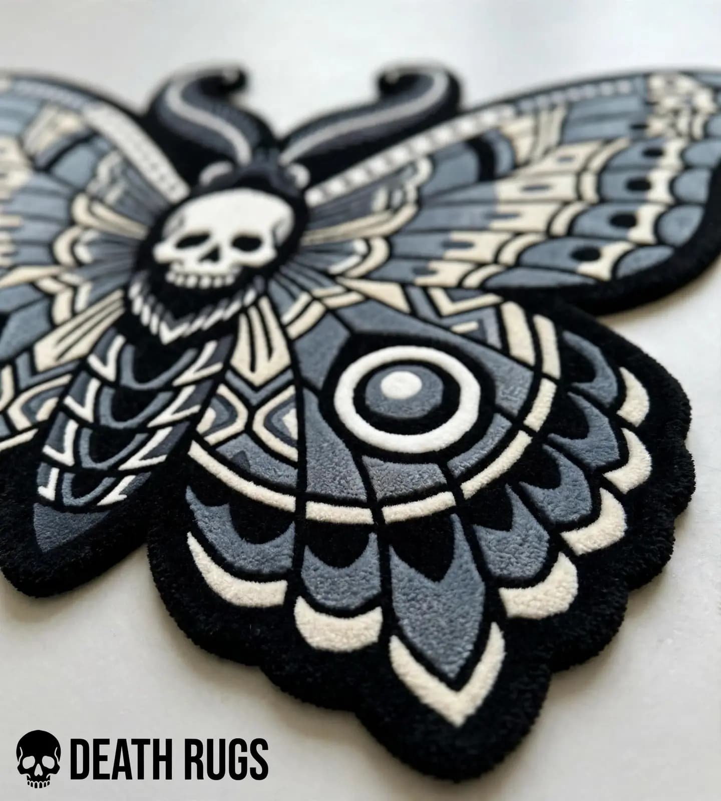 Death Head Moth Rugs thumbnail 3