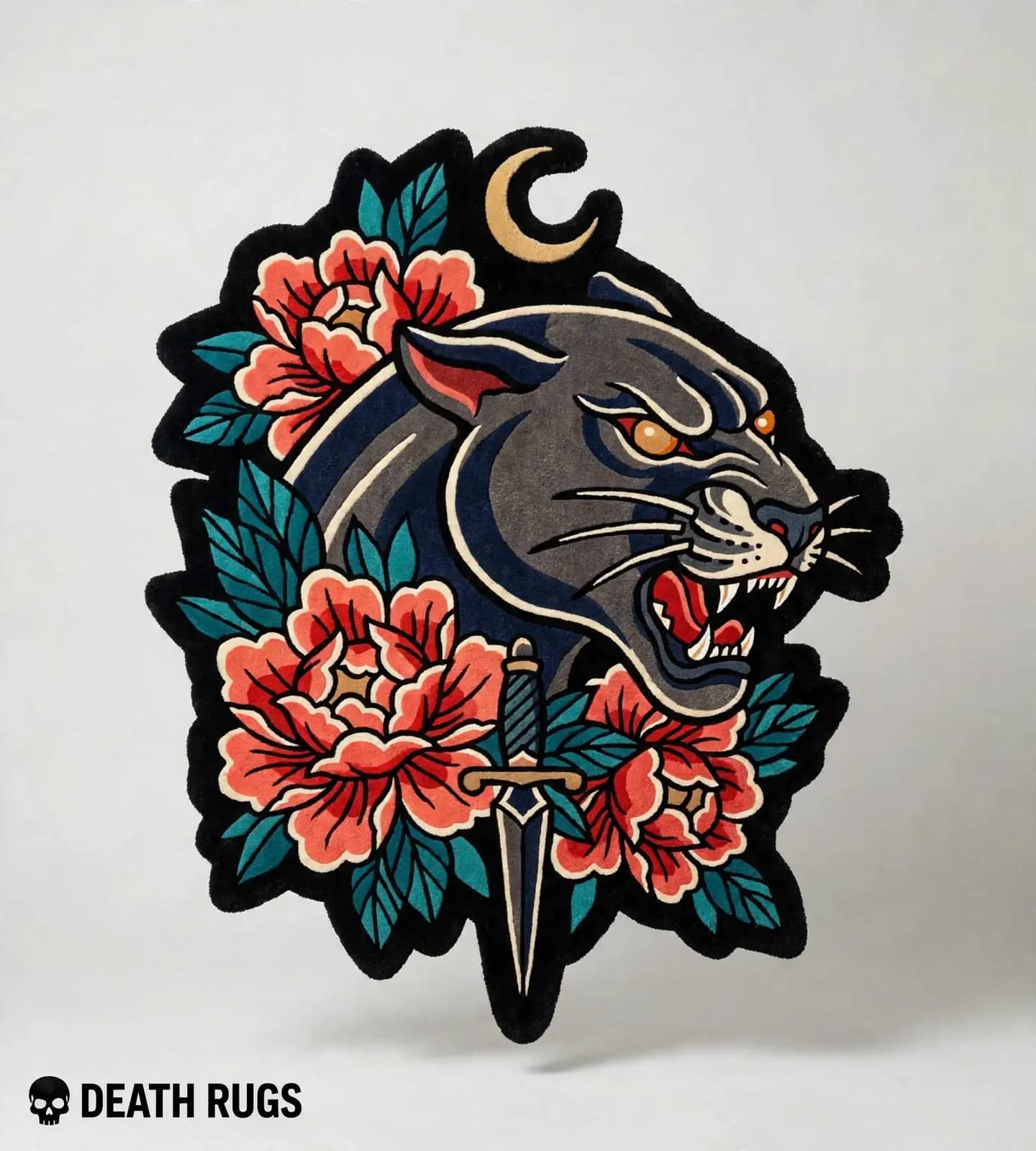 Shadow Panther Dagger Rugs