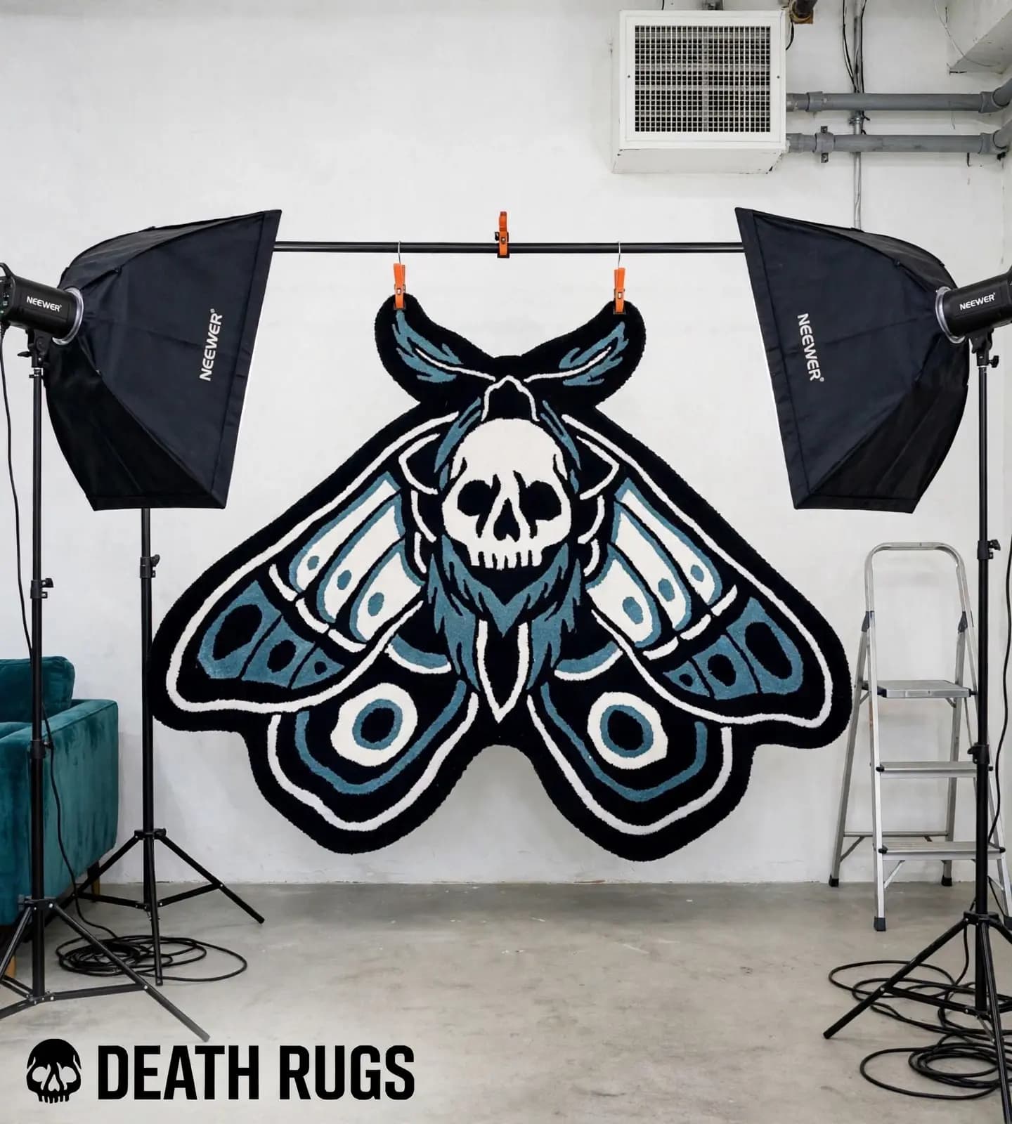Deathshead Moth Rugs thumbnail 7