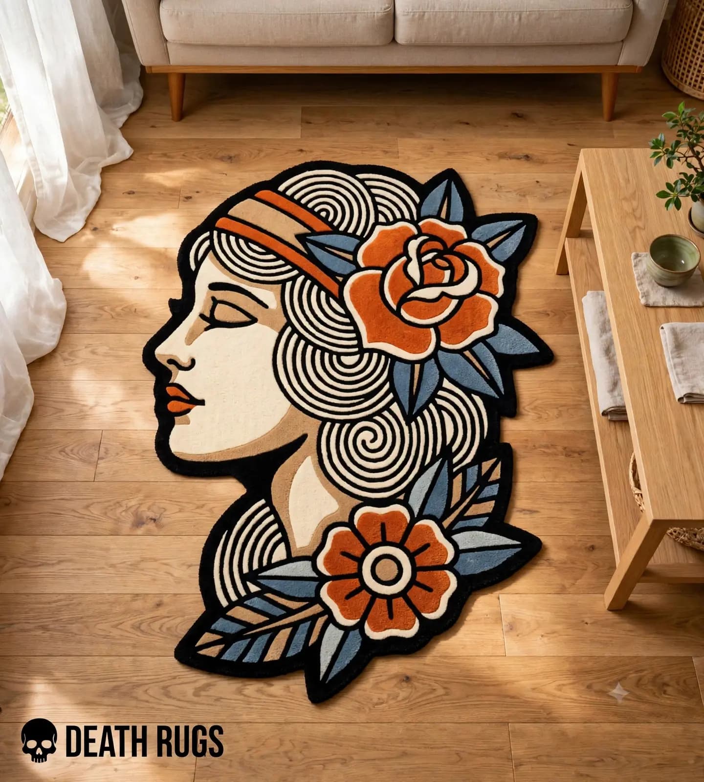 Serene Rose Maiden Rugs thumbnail 3