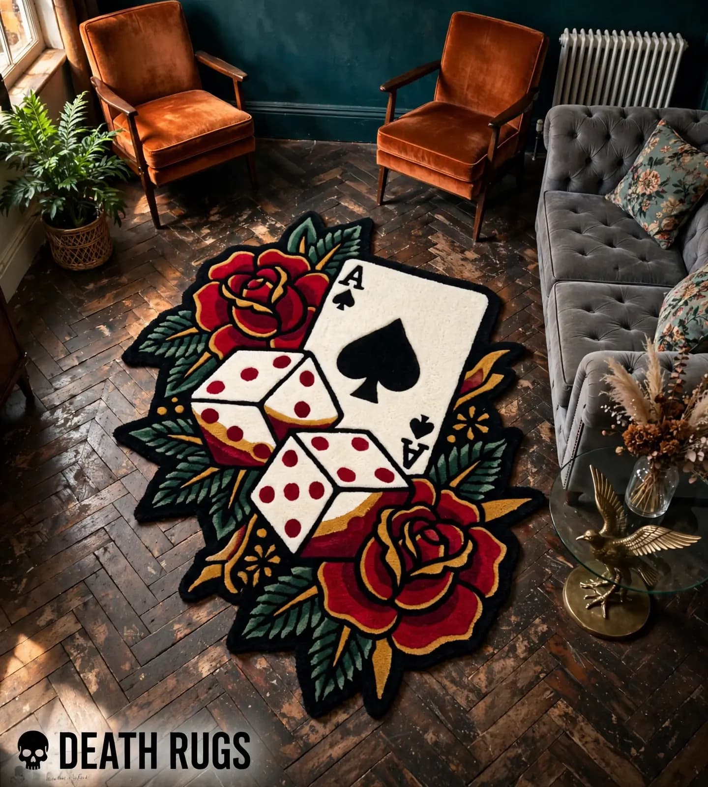 Ace of Spades & Lucky Dice Rugs thumbnail 5