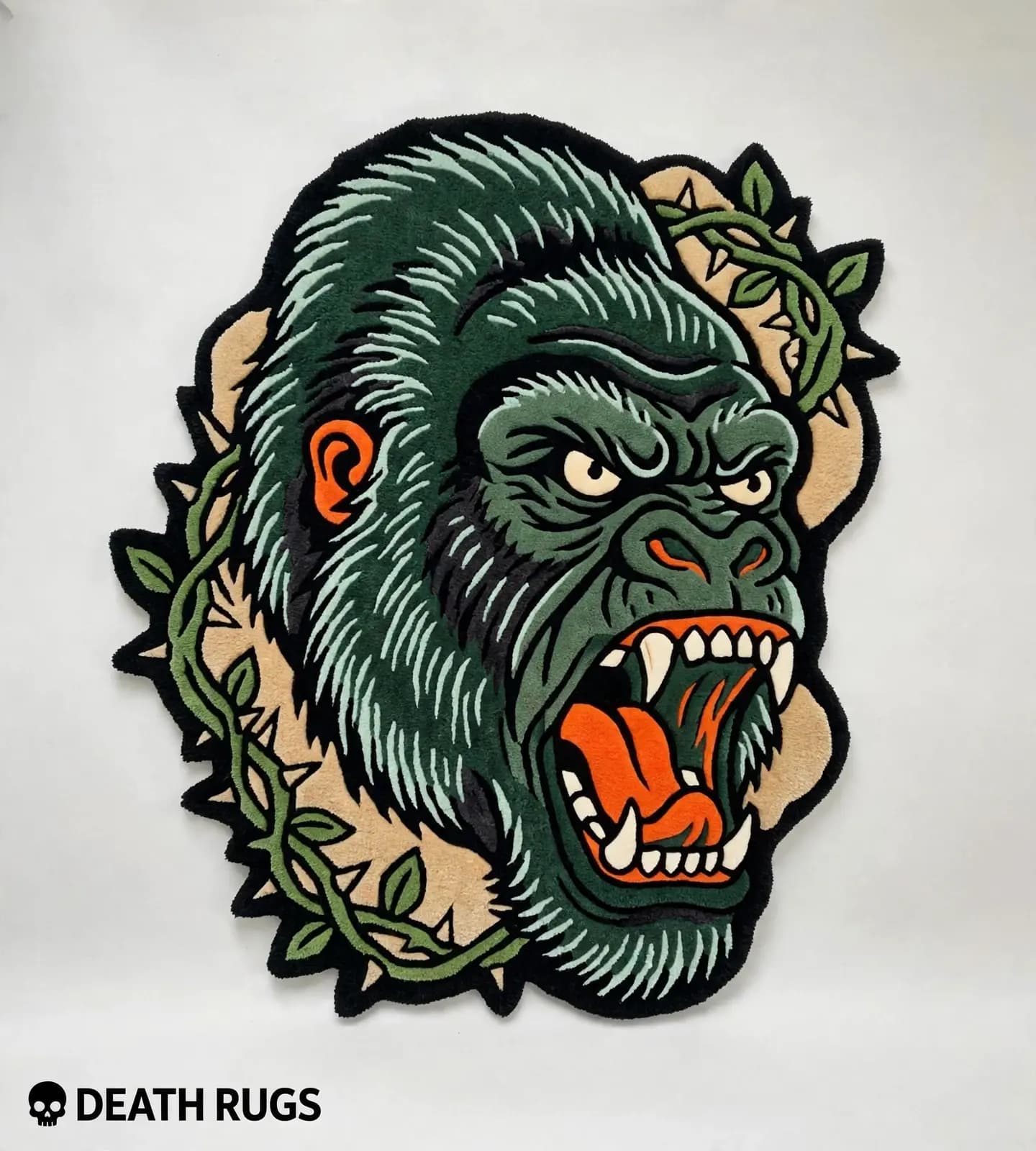Verdant Beast Gorilla Rugs