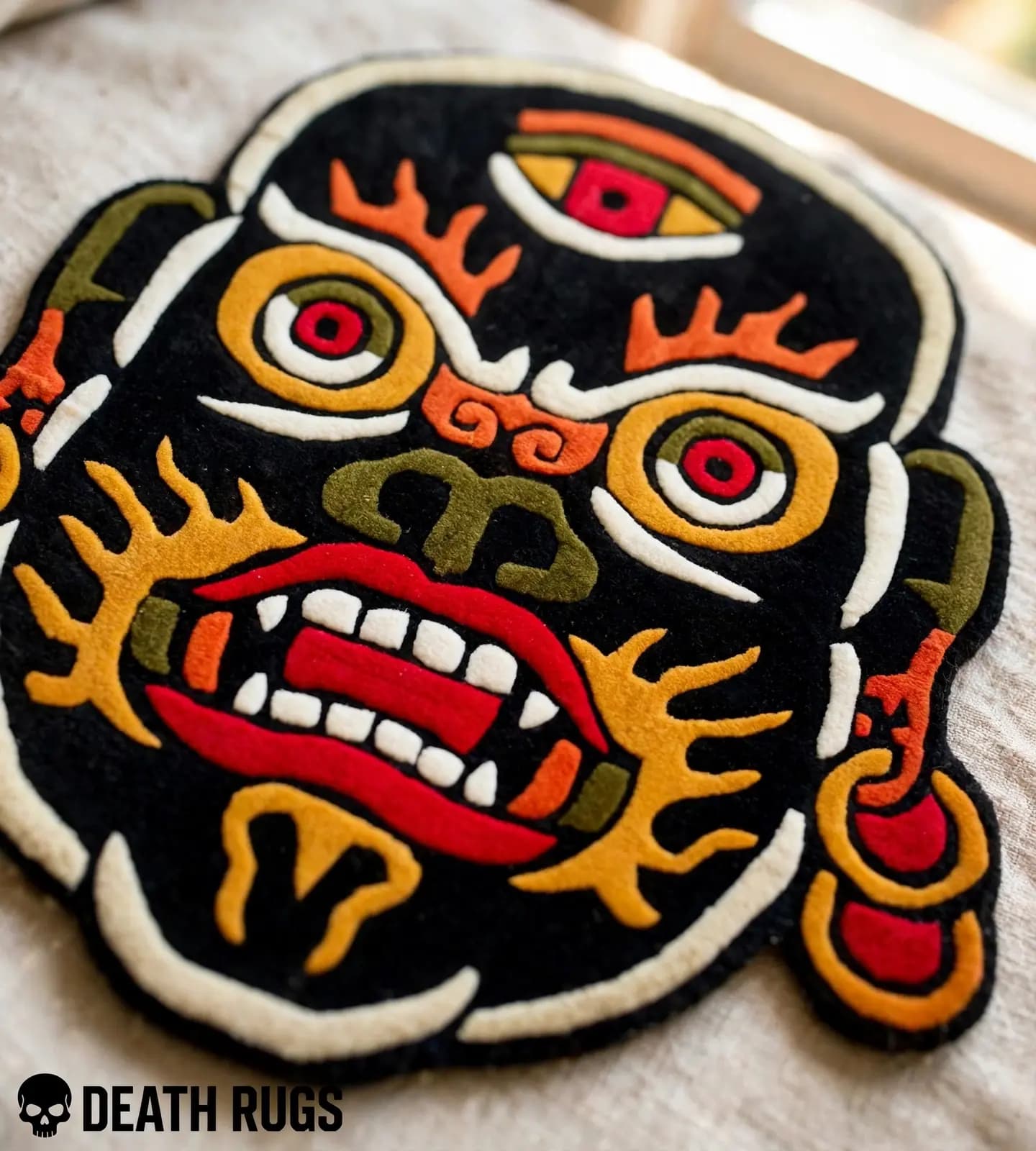 Third Eye Mahakala Mask Rugs alternate