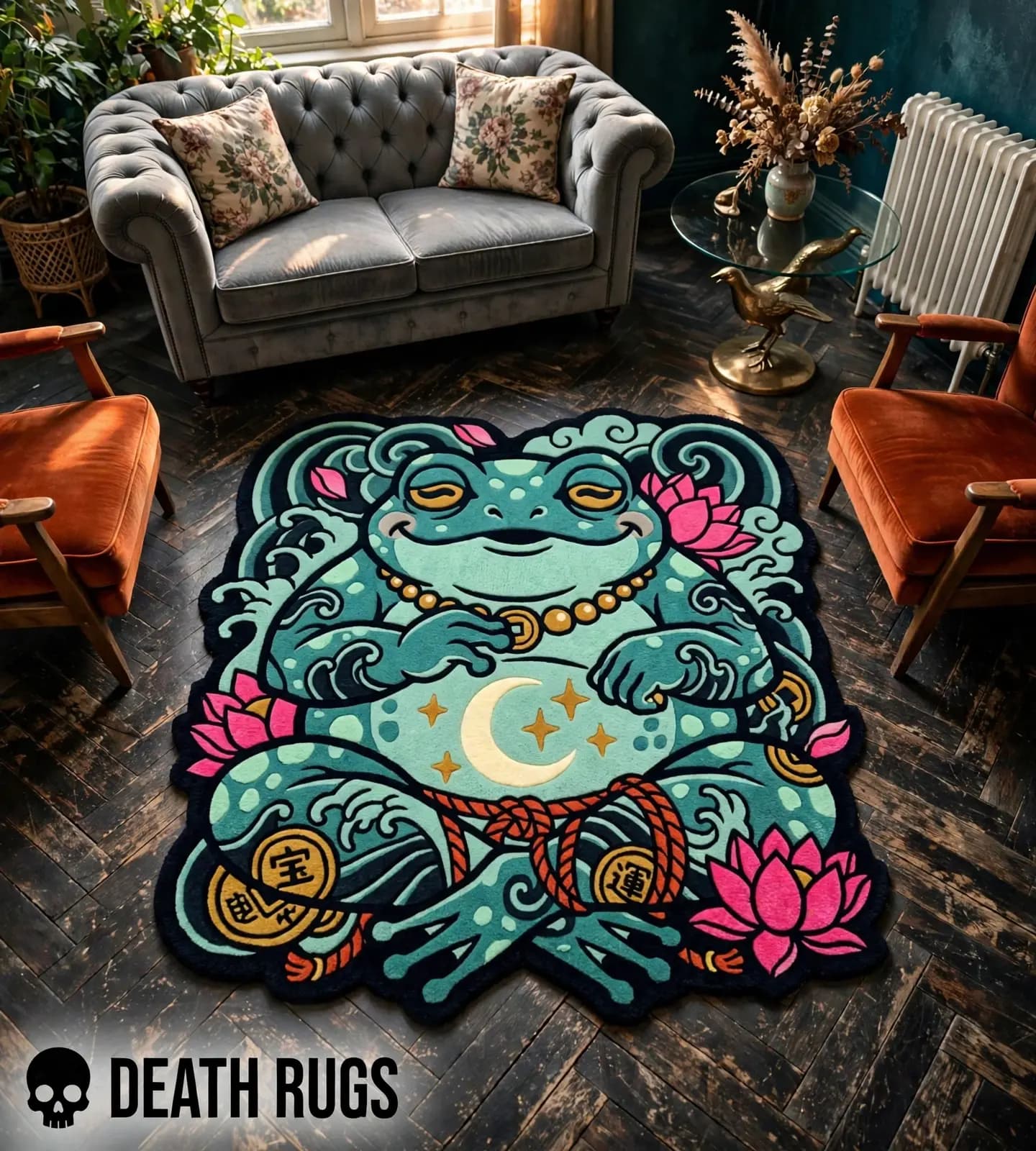 Fortune Moon Toad Rugs thumbnail 4
