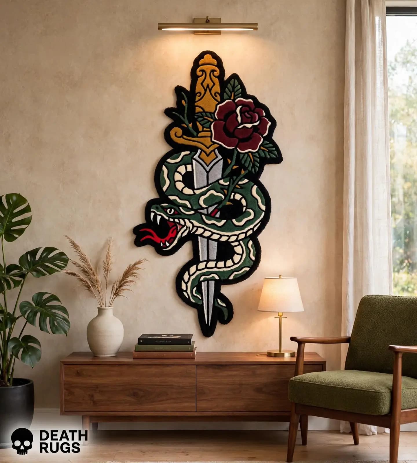 Dagger, Serpent & Rose Rugs alternate