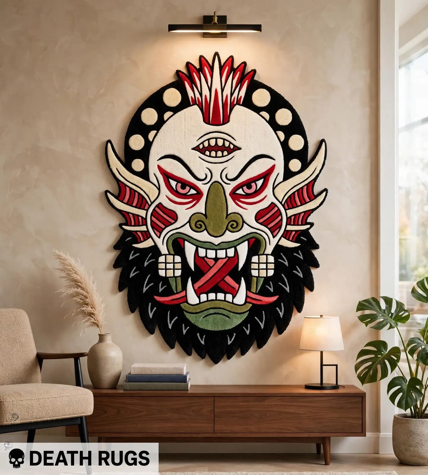 Third Eye Yōkai Mask Rugs thumbnail 5