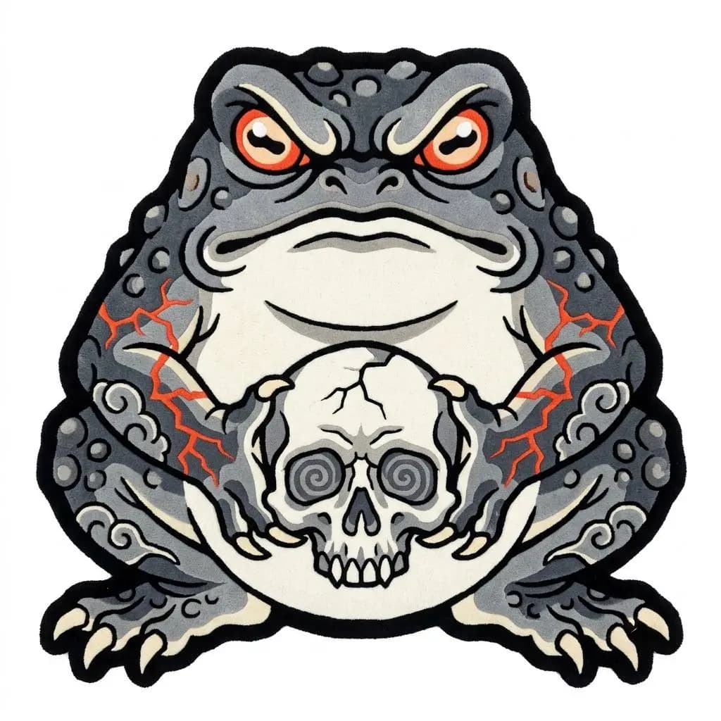 Skull Belly Toad Rugs alternate