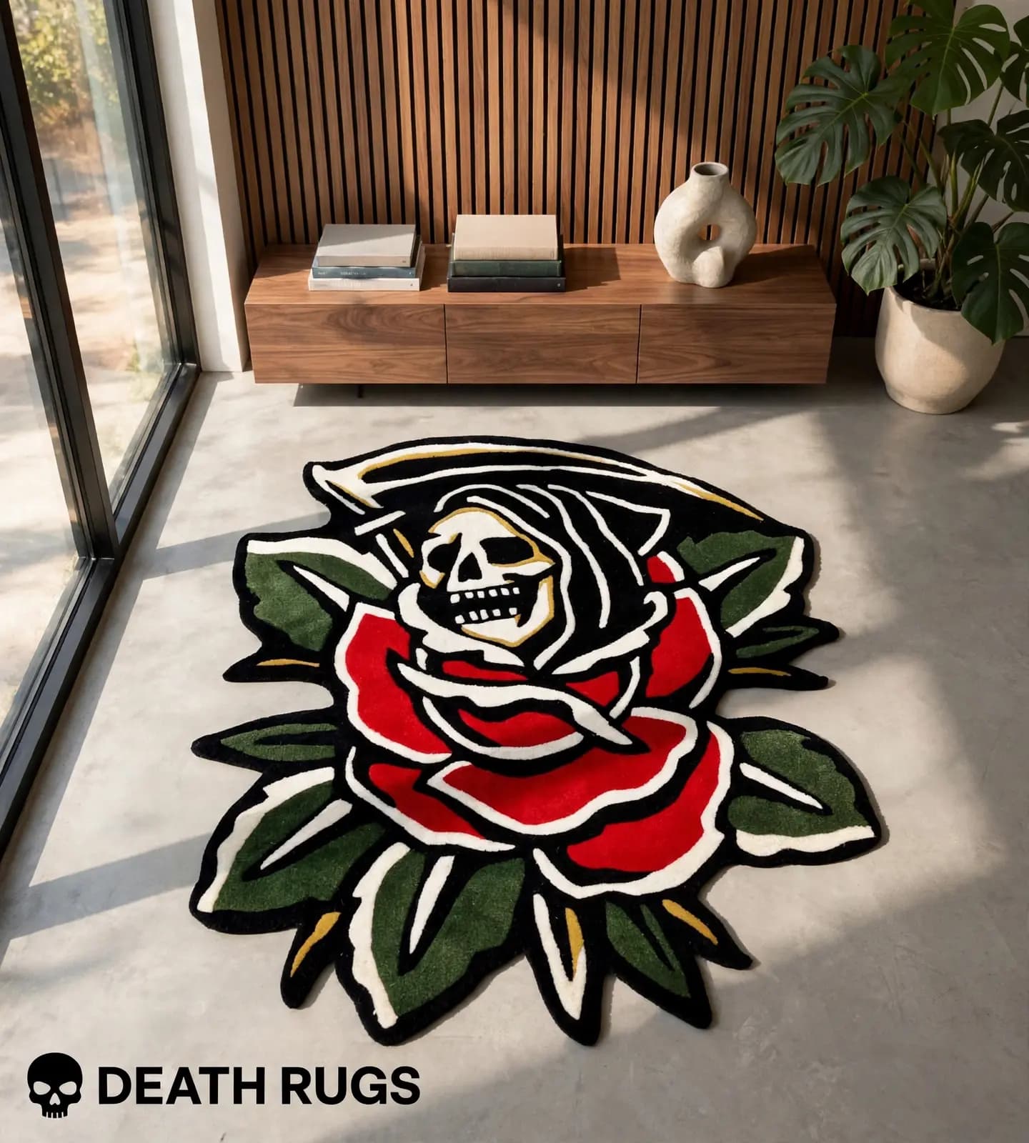 Reaper's Crimson Rose Rugs thumbnail 7