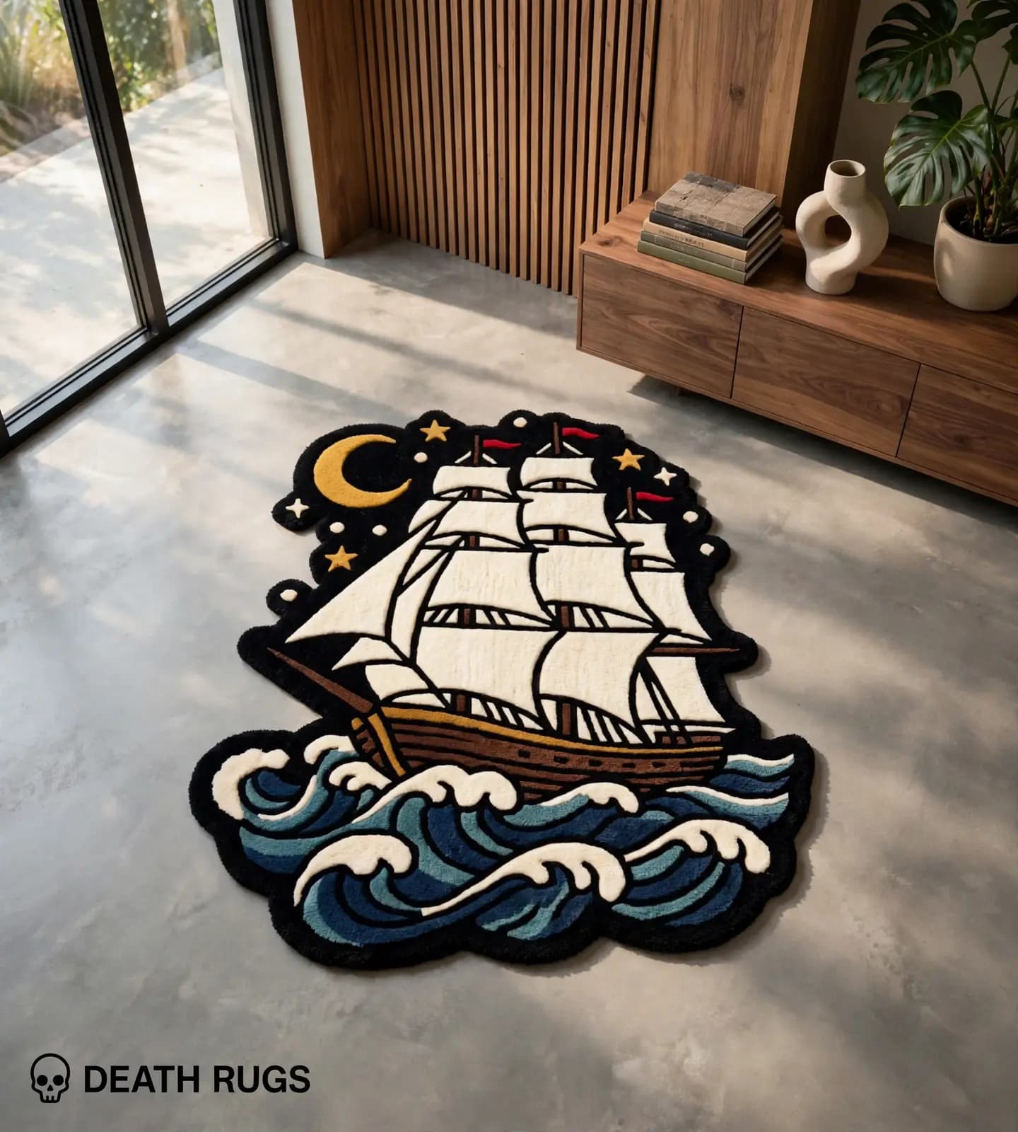 Midnight Clipper Ship Rugs thumbnail 4