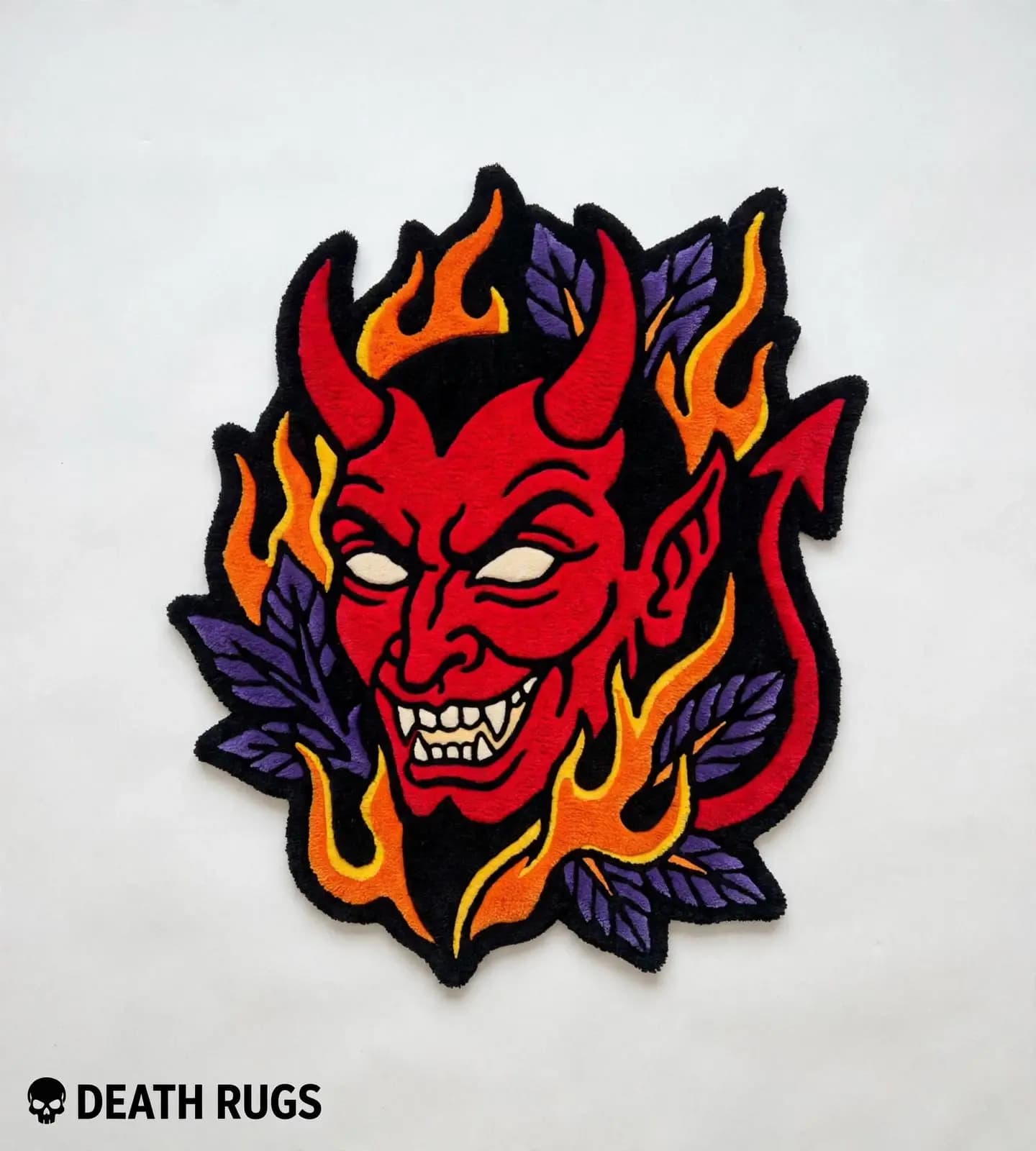 Fiery Red Devil Rugs