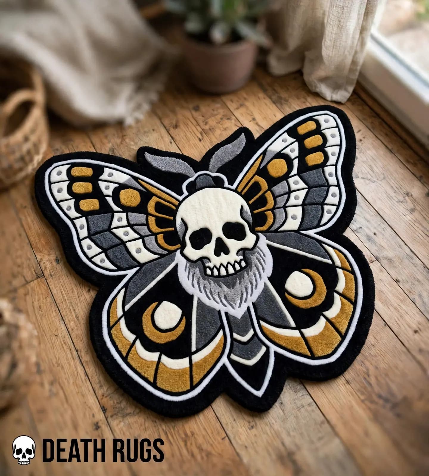 Death Head Moth Rugs thumbnail 7