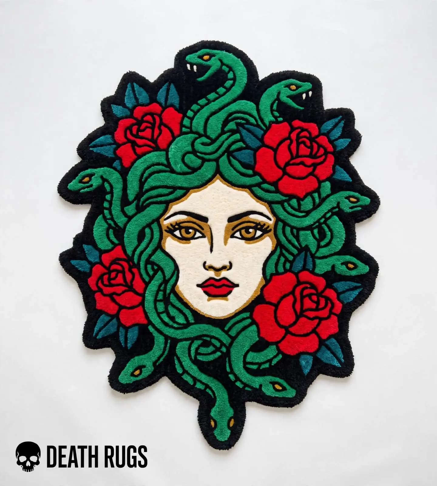 Medusa & Crimson Roses Rugs