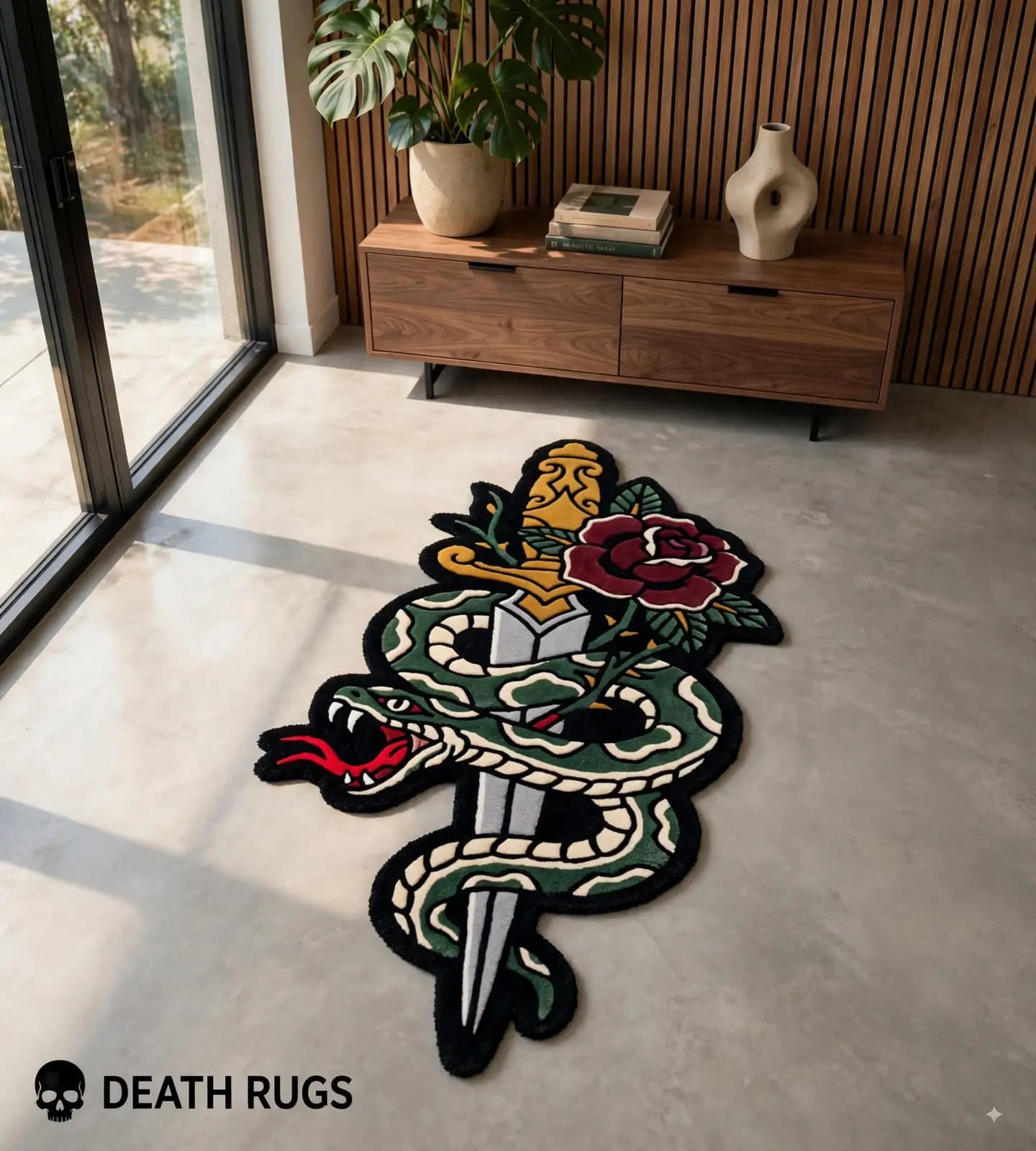 Dagger, Serpent & Rose Rugs thumbnail 5