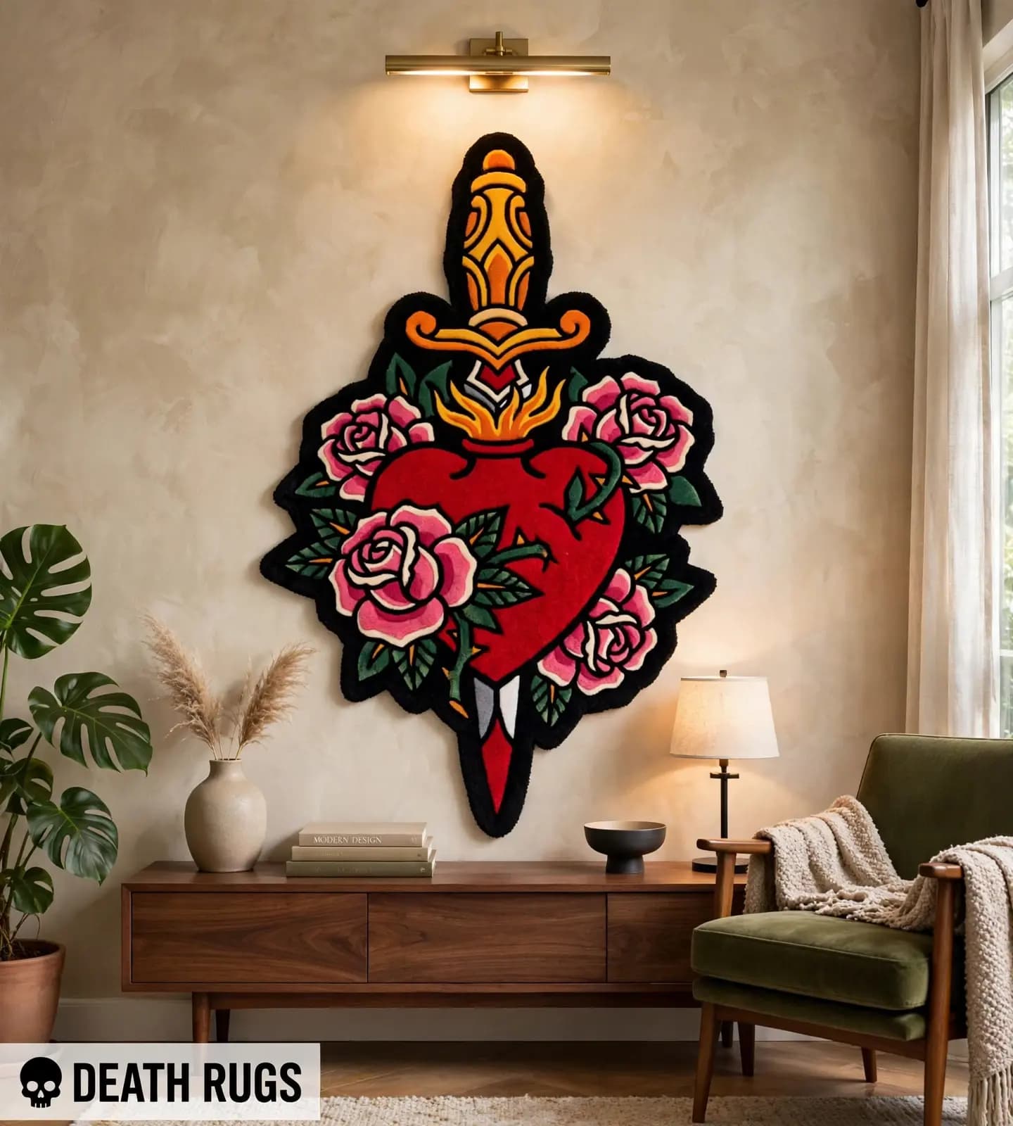 Sacred Heart & Dagger Rugs thumbnail 3