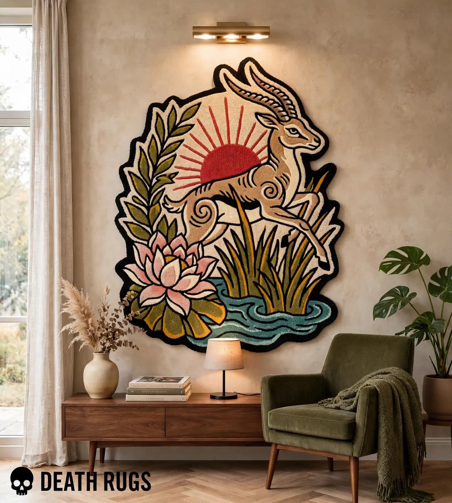 Rising Sun Gazelle Rugs thumbnail 3