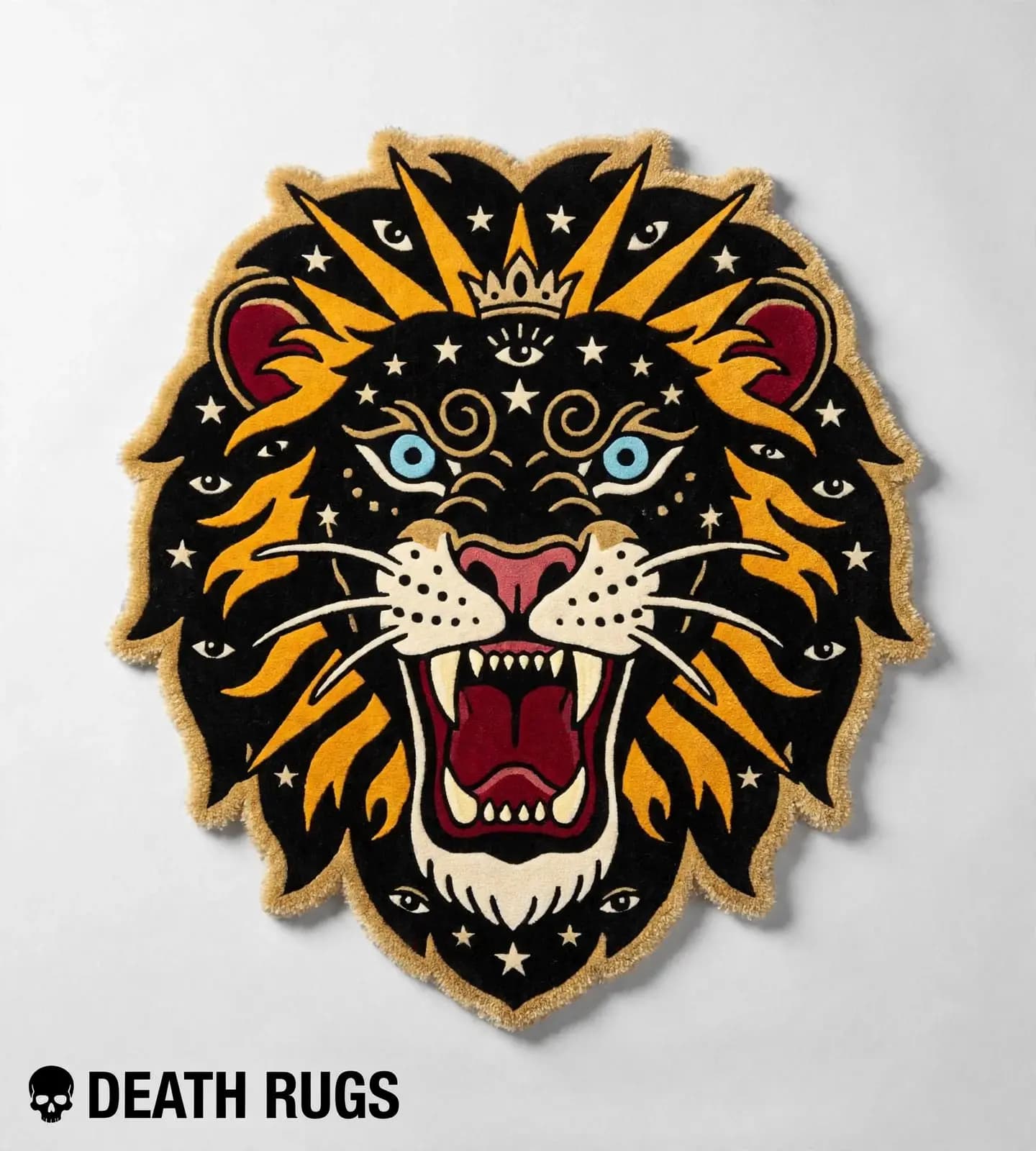 Crowned Mystic Lion Rugs