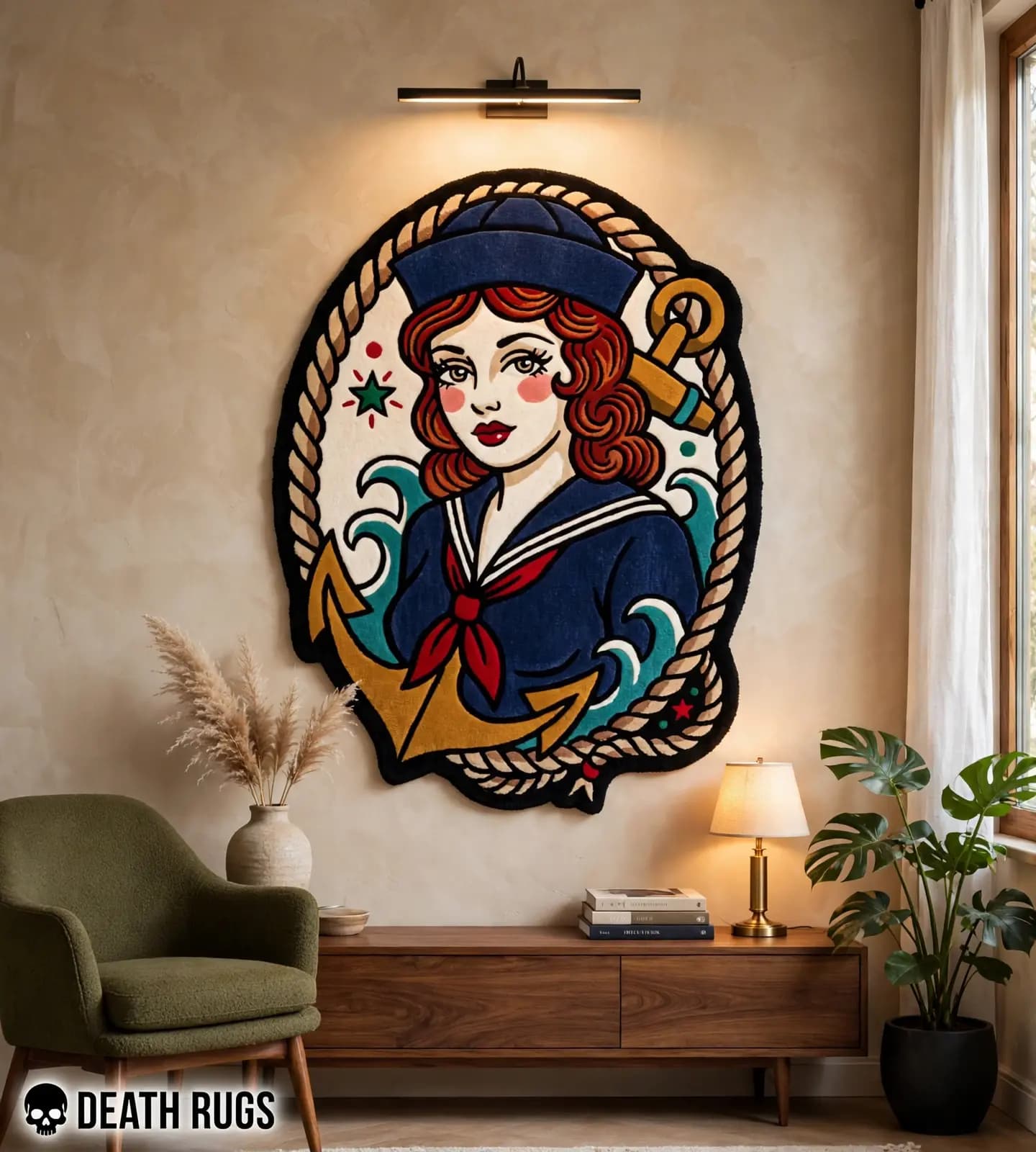 Sailor Girl & Golden Anchor Rugs thumbnail 6
