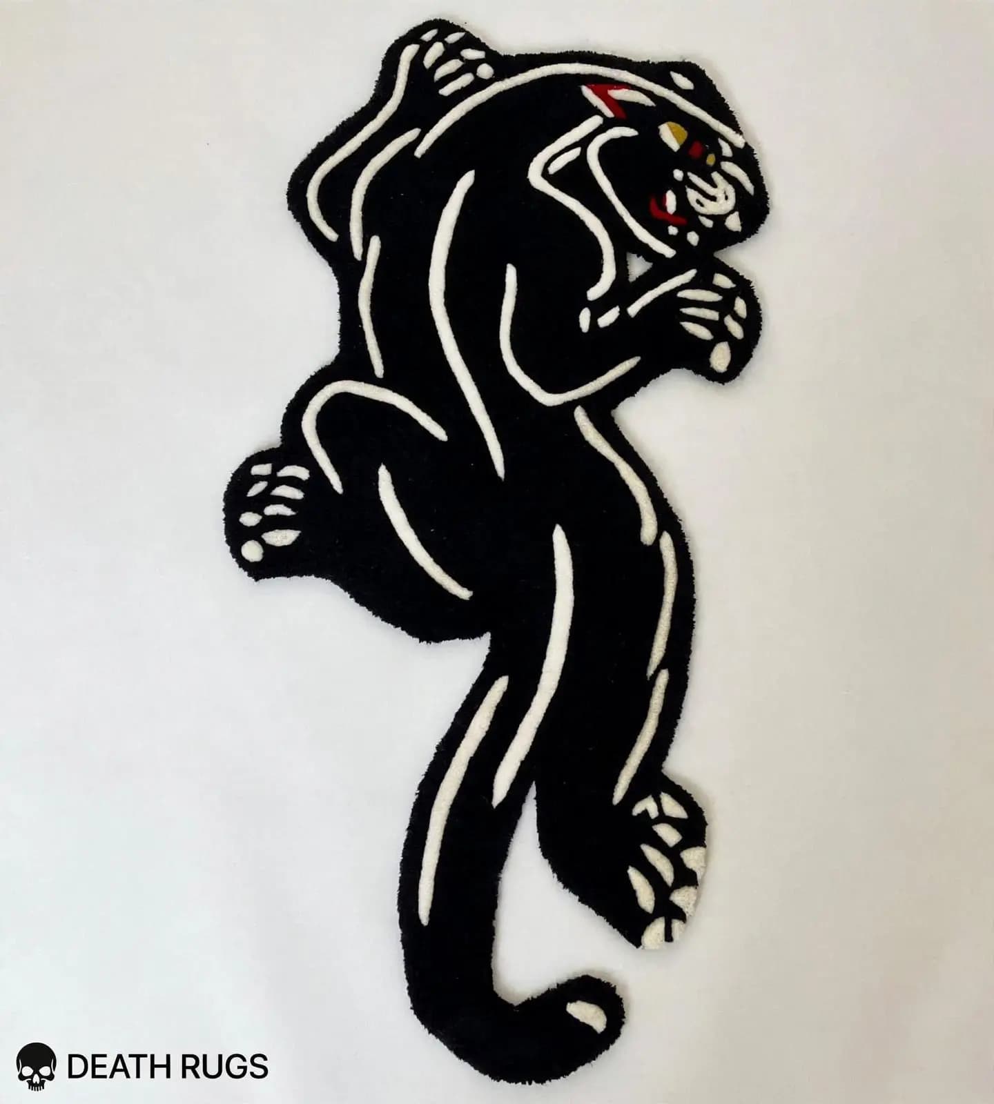 Crawling Black Panther Rugs